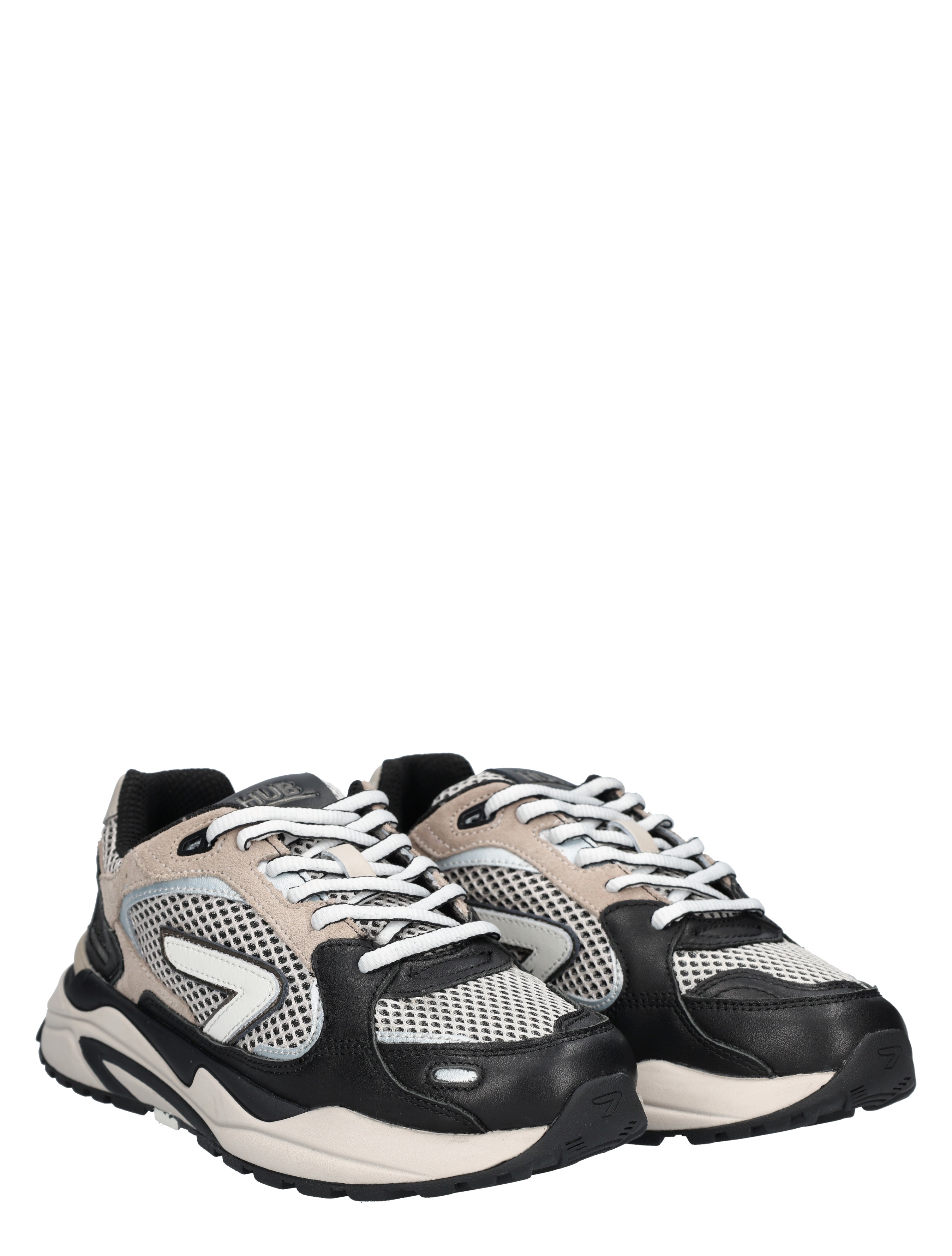 Hub Footwear - Slam Women Black Off White - Sneakers - Dames - Lage Sneakers - 48467_19_5