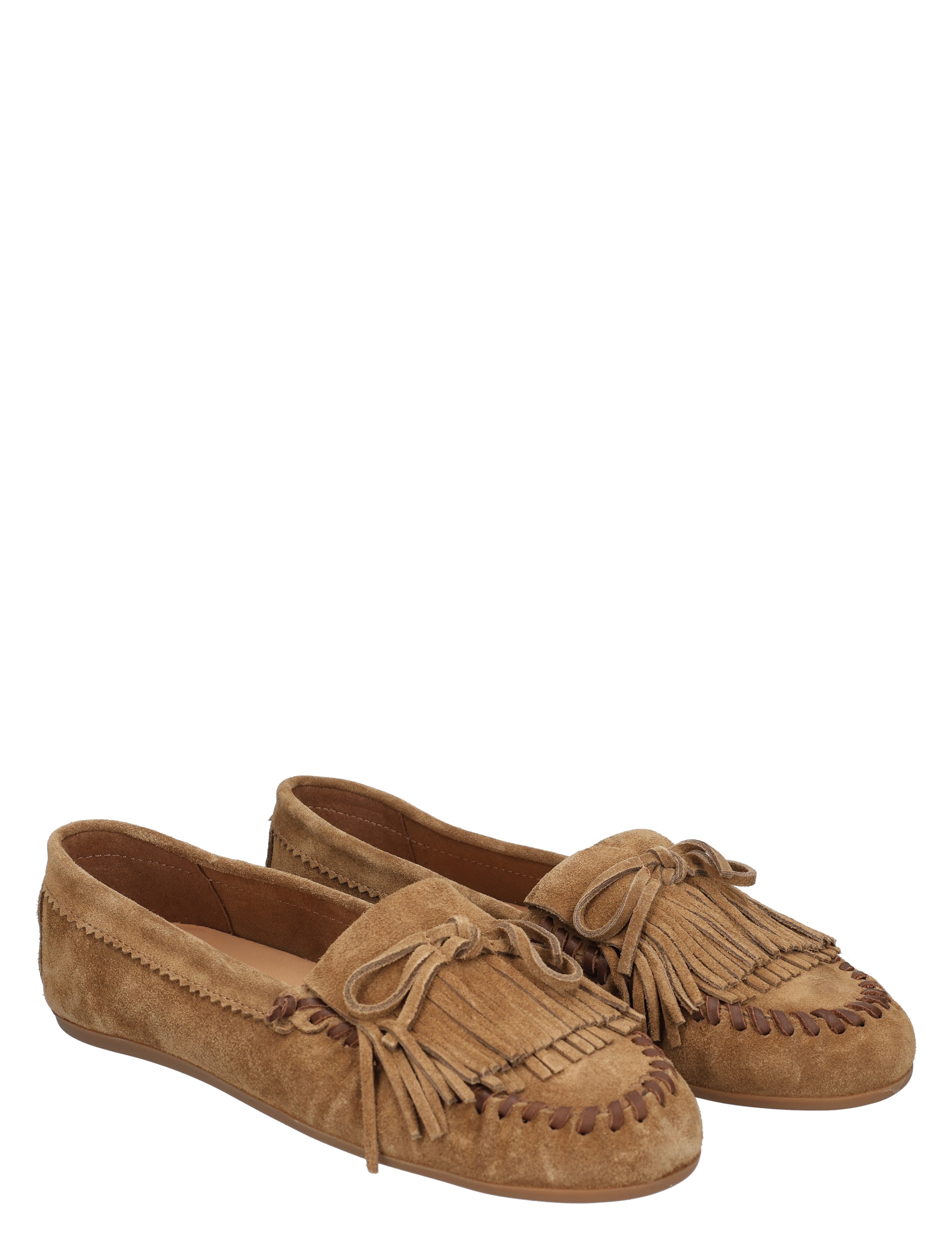 mocassin, suede, laarzen, fringe, touwband