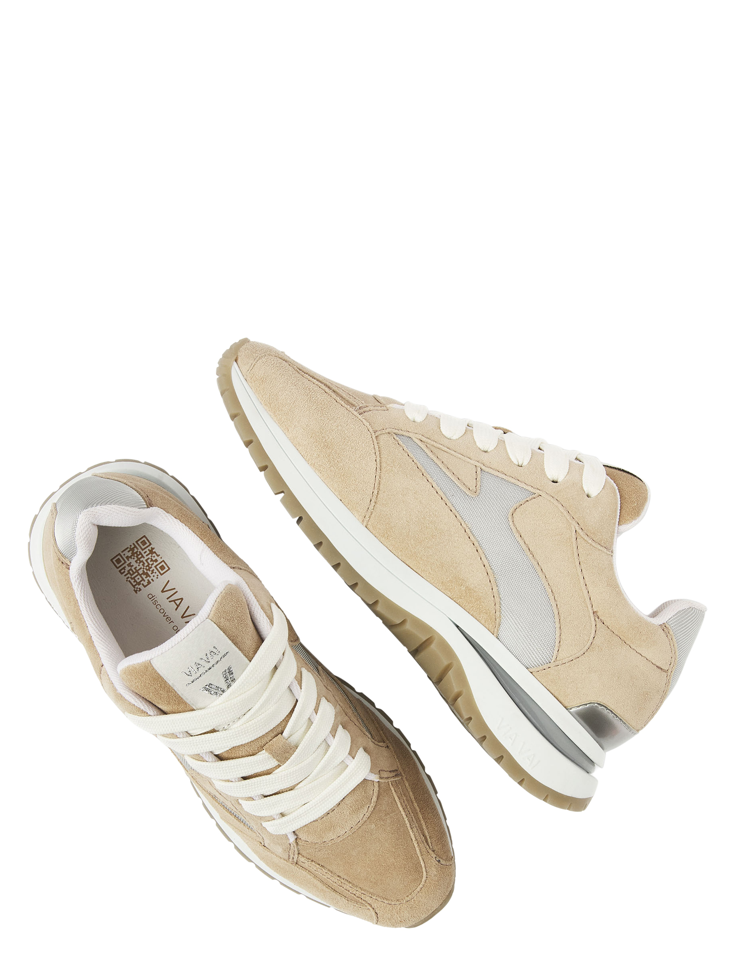 VIA VAI - 62343 Usher Riggs 01-212 Sierra Noisette - Sneakers - Dames - Lage Sneakers - 51344_77_4