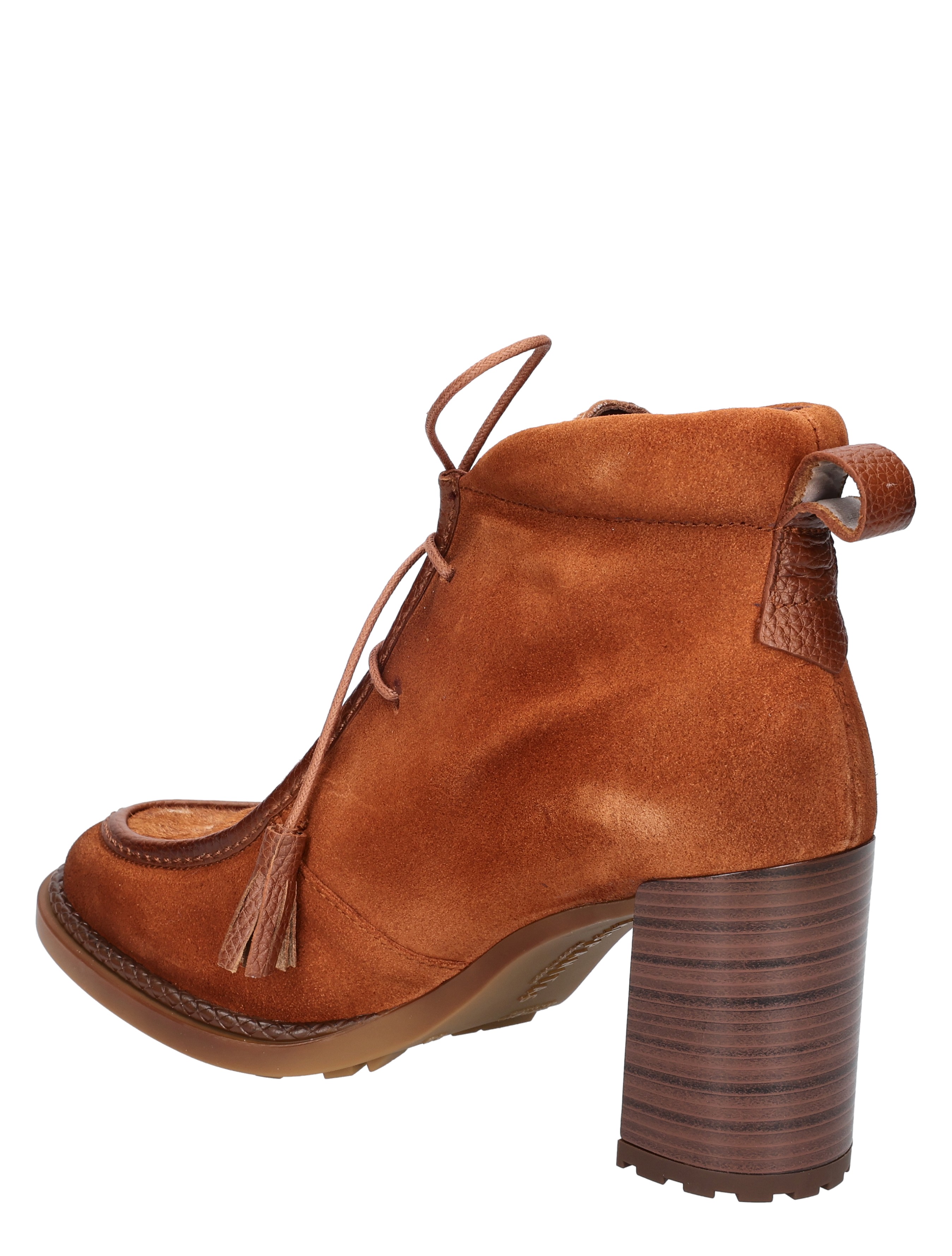 suede, boot, ankle boot, block heel, lacing