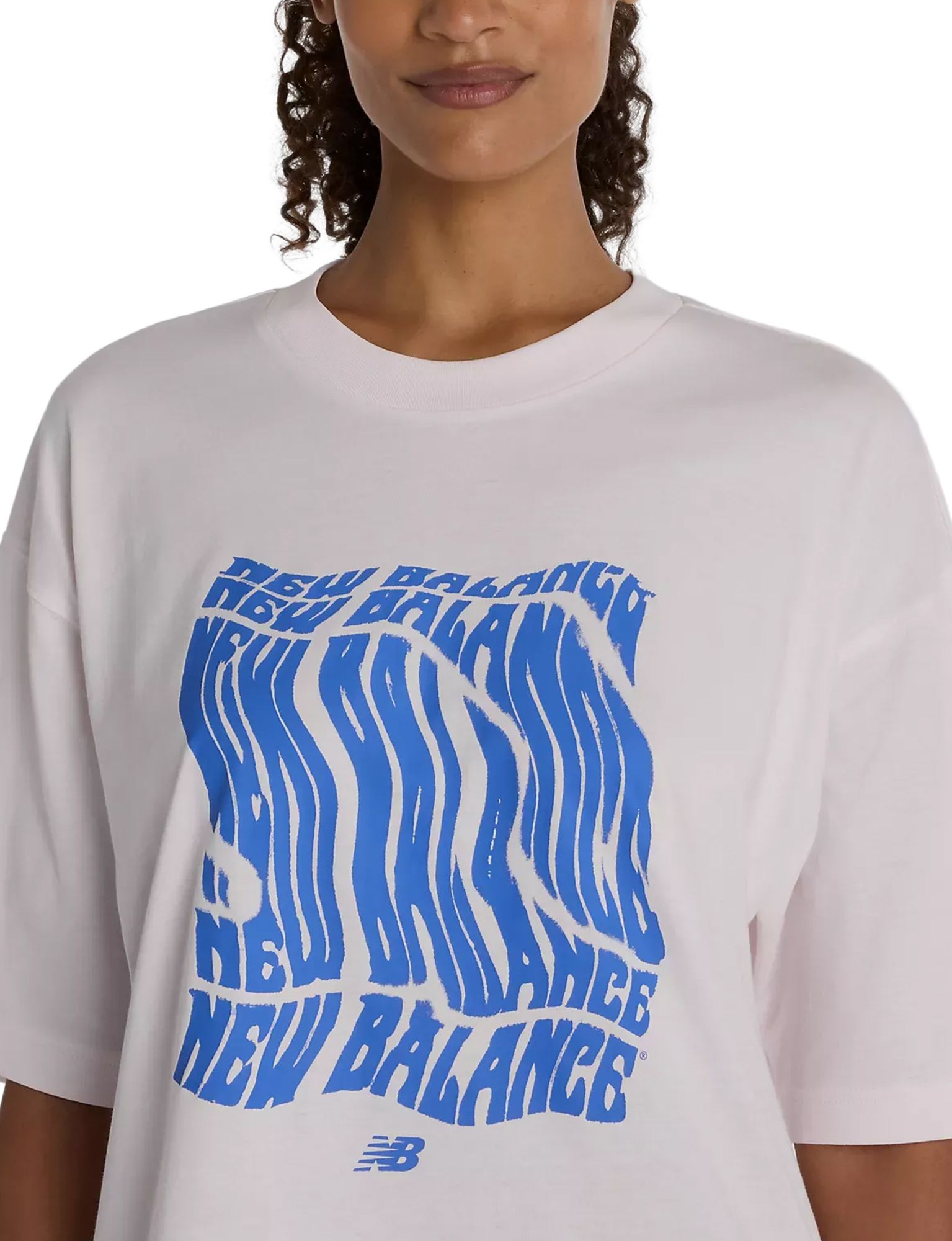 t-shirt, grafisch, blauw, rond hals, korte mouw