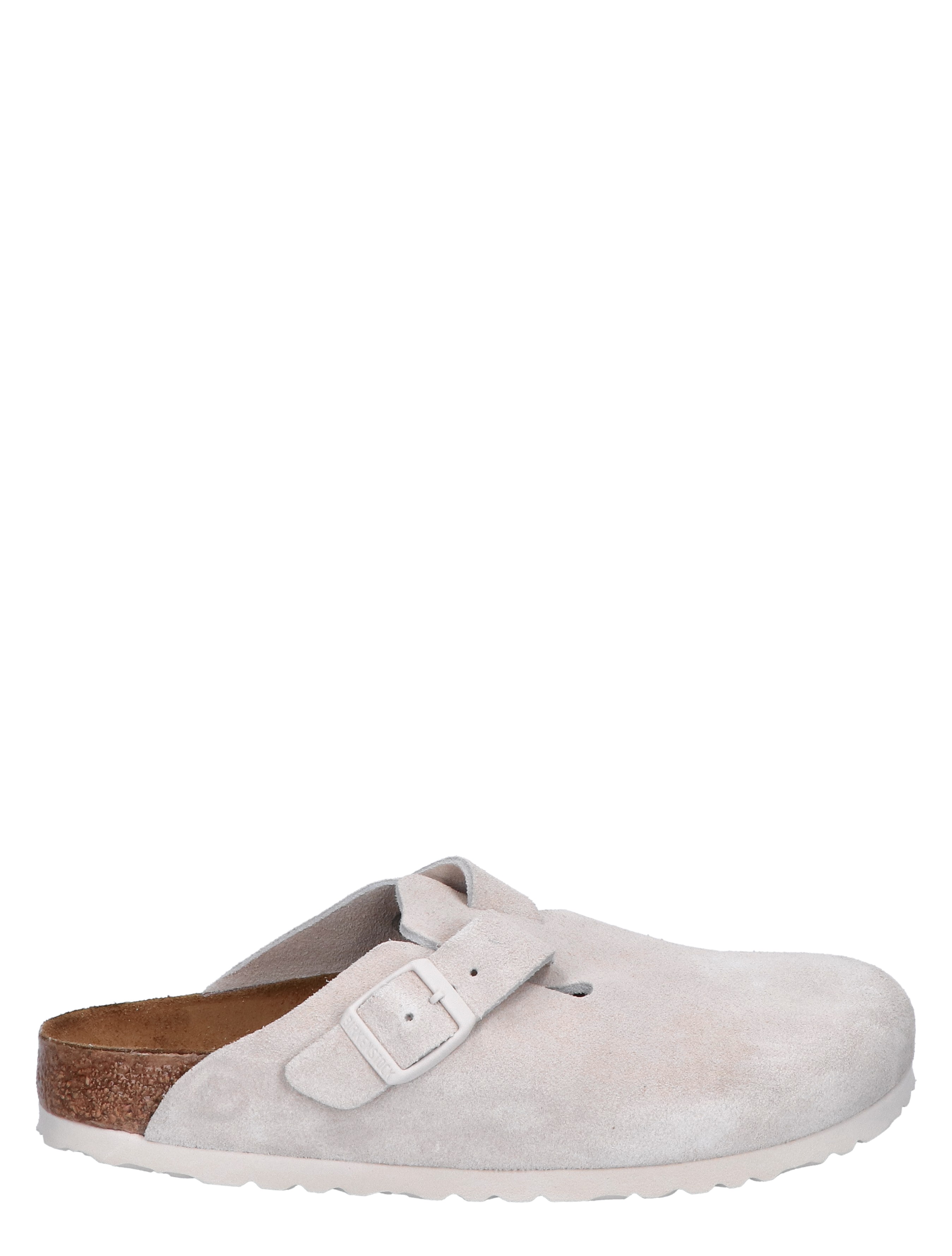 Boston Women Antic White Suede Narrow