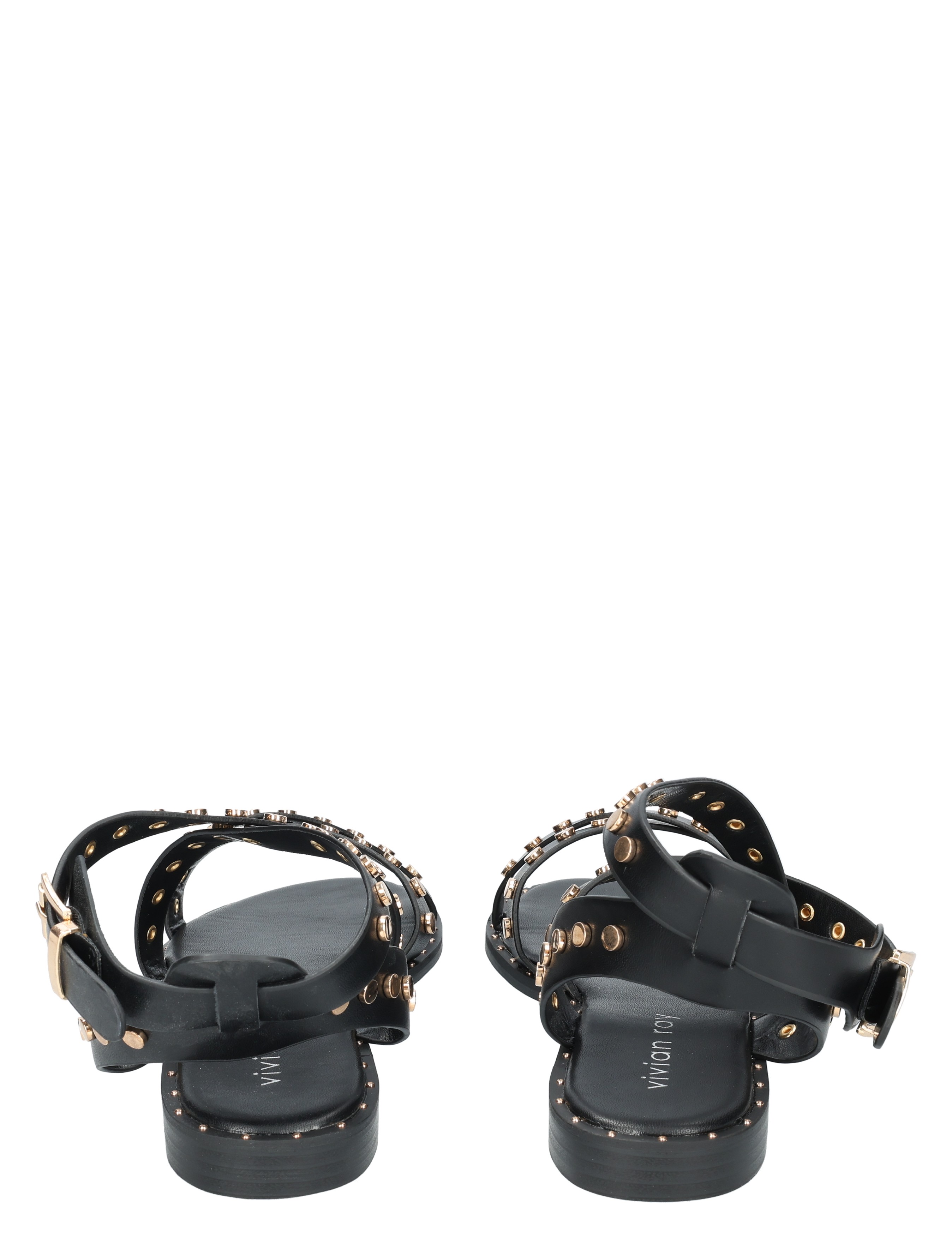 sandalen, black, studded, sandalen met studs, hakken