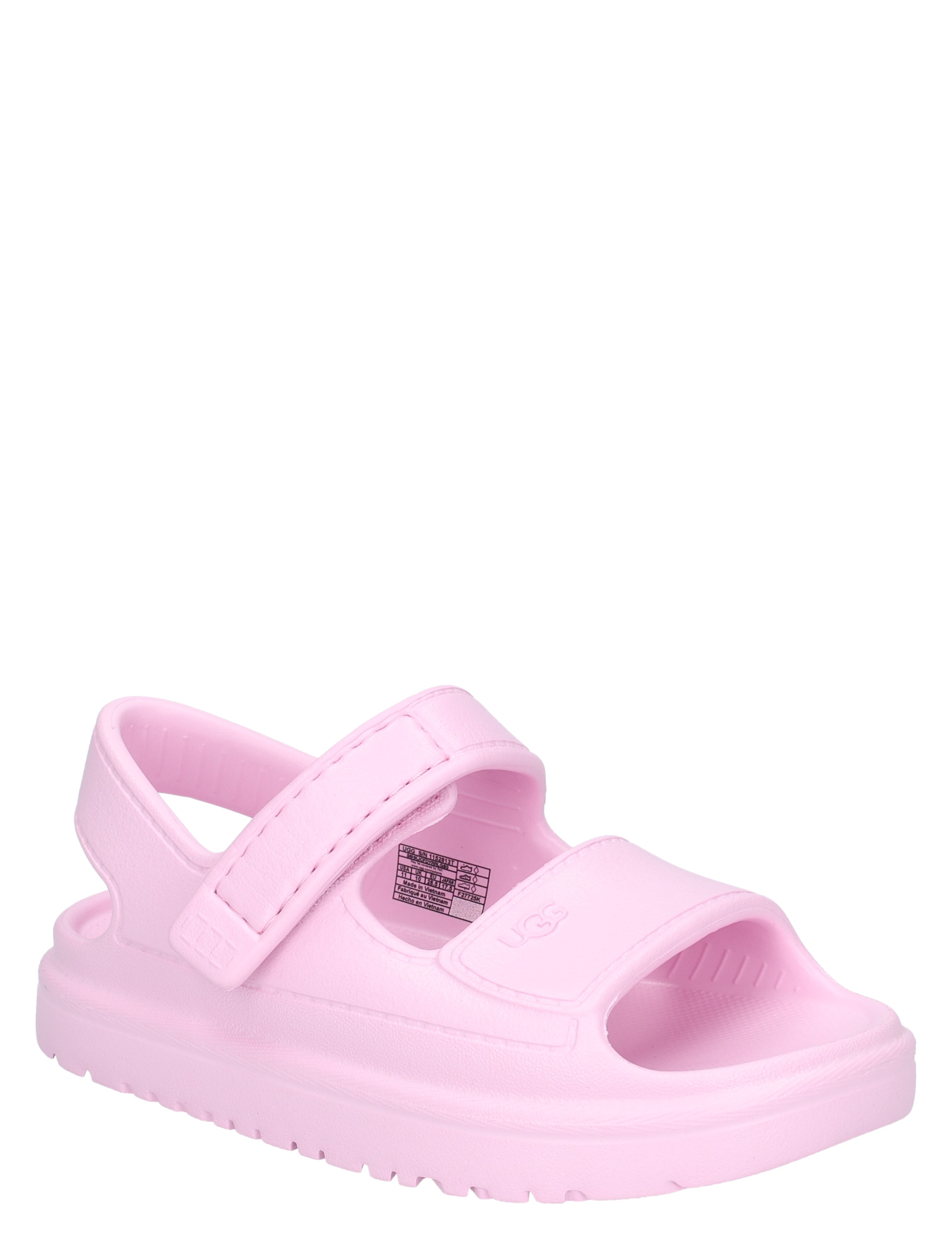 pink, sandalen, open-toe, band, strap