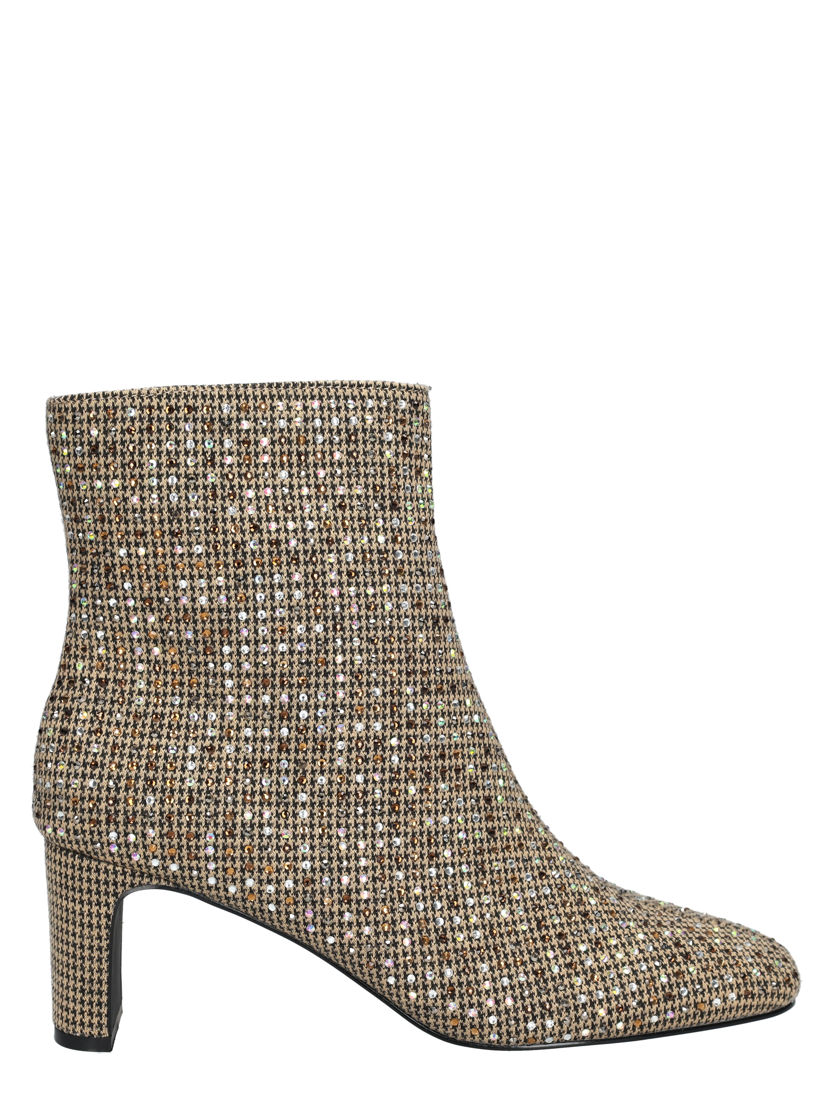 Lisa & Jo - Vivine 2647593 Taupe Fabric Stones - Boots - Dames - Enkellaarsjes - 51997_53_1