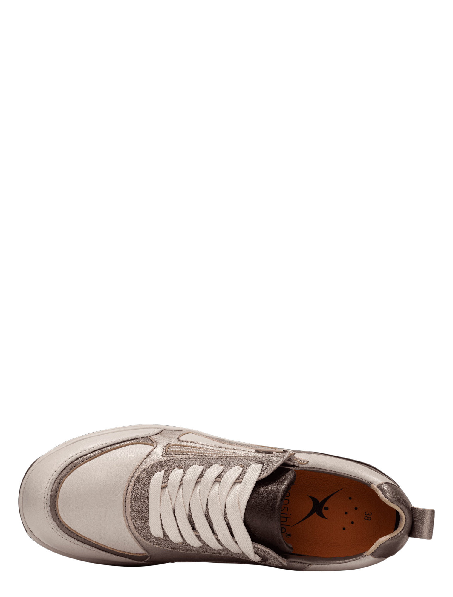 Xsensible - 30222.3 530 Taupe Combi H-Wijdte - Dames - Veterschoenen - Casual Veterschoenen - 50494_77_4