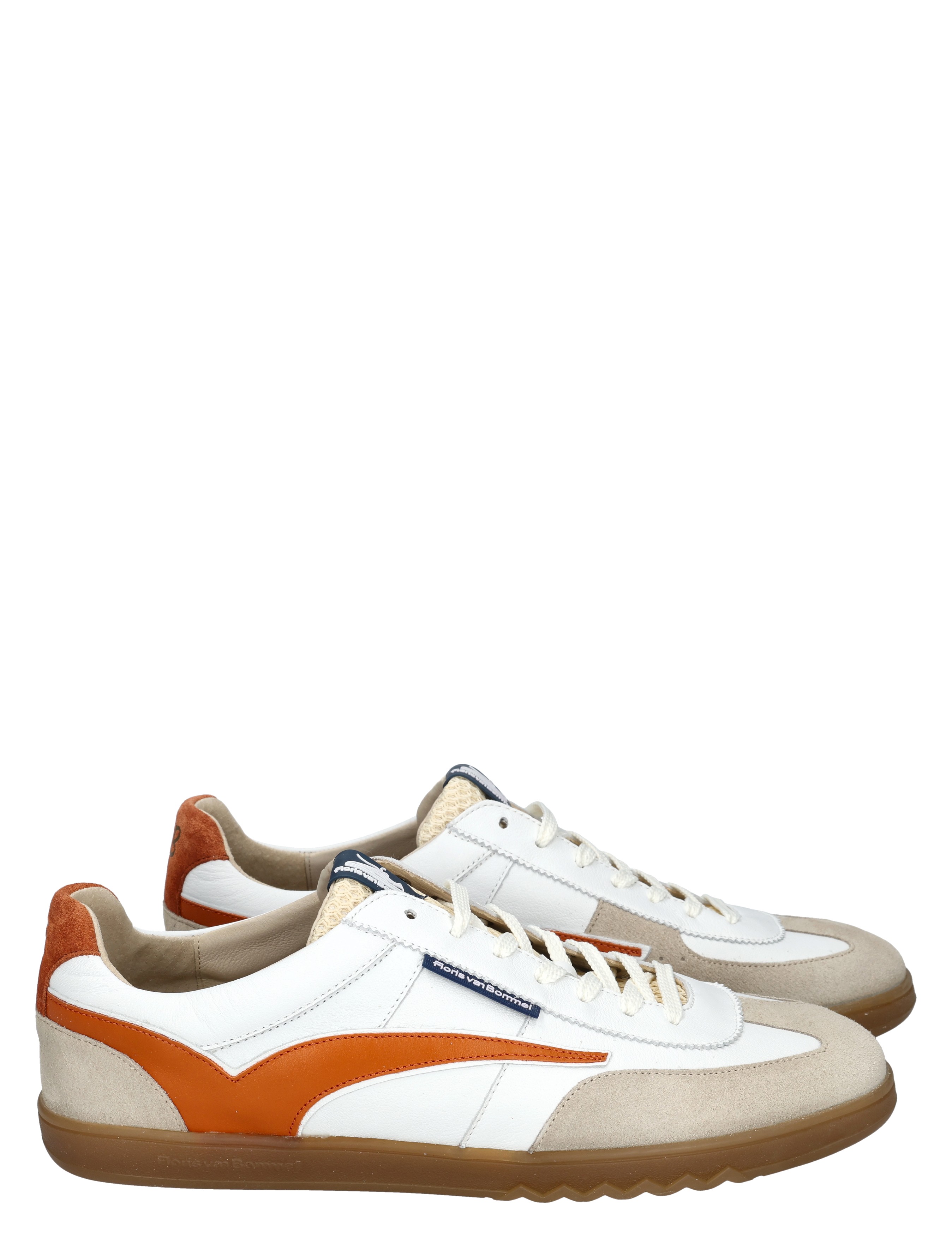 Floris van Bommel - De Zaler 10224 60-04 White Red G+ Wijdte - Heren - Lage Sneakers - Sneakers - 50668_84_5