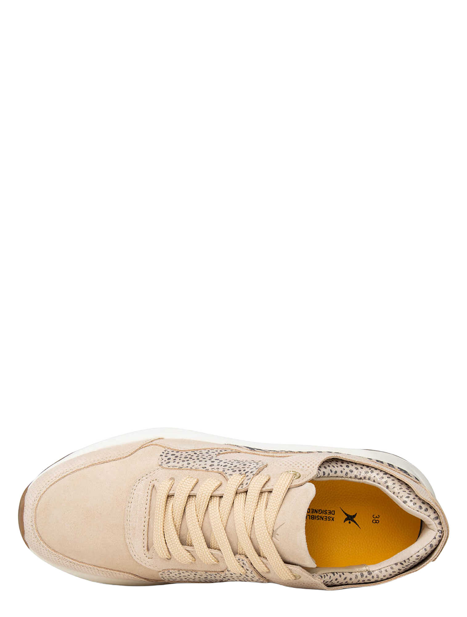 Xsensible - 33000.2  446 Sand Fantasy G-Wijdte - Dames - Sneakers - Lage Sneakers - 51639_77_4