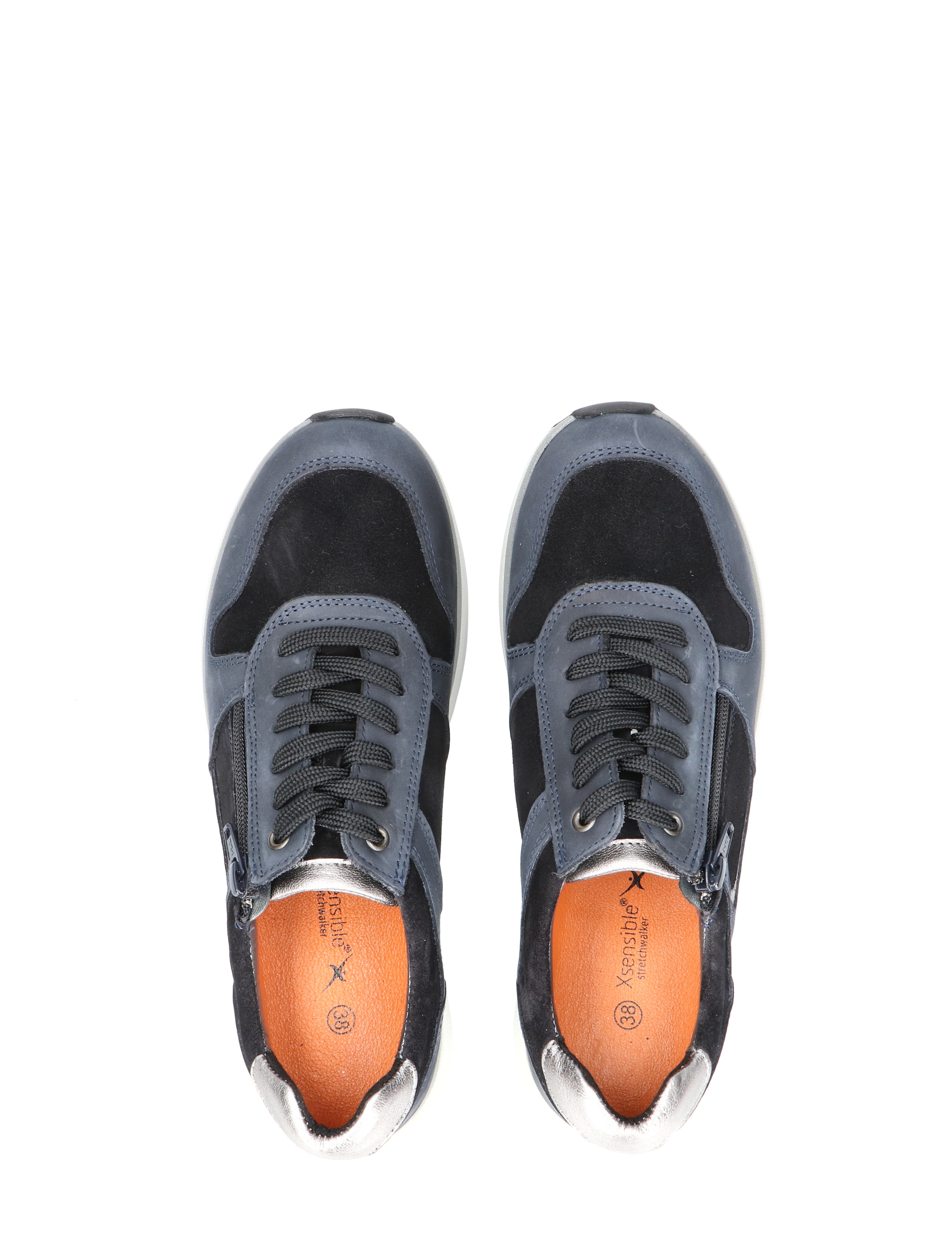 Xsensible - 30150.2 220 Navy G-Wijdte - Dames - Veterschoenen - Casual Veterschoenen - 48569_33_7