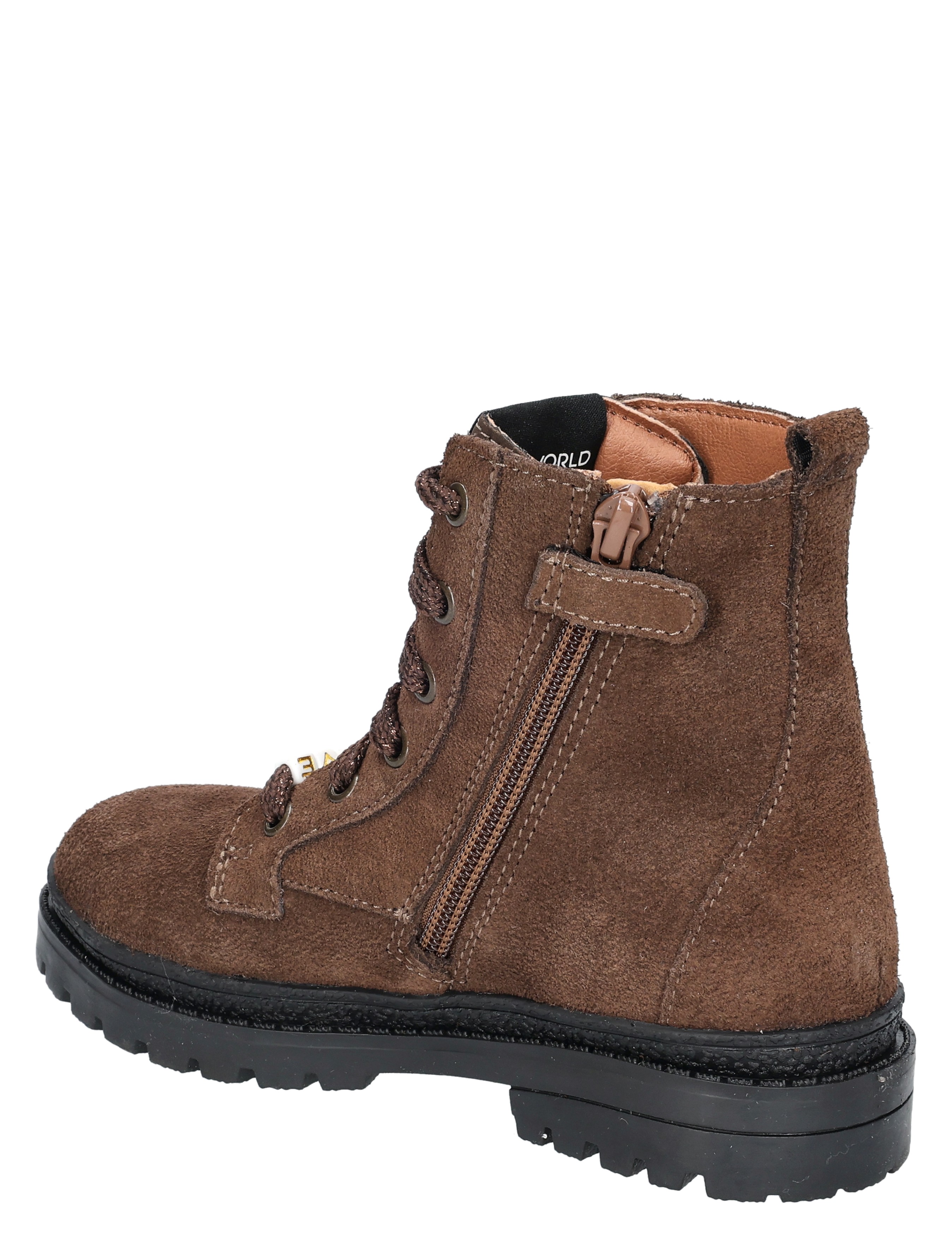boot, antraciet bruin, laarzen, suede, rugzool