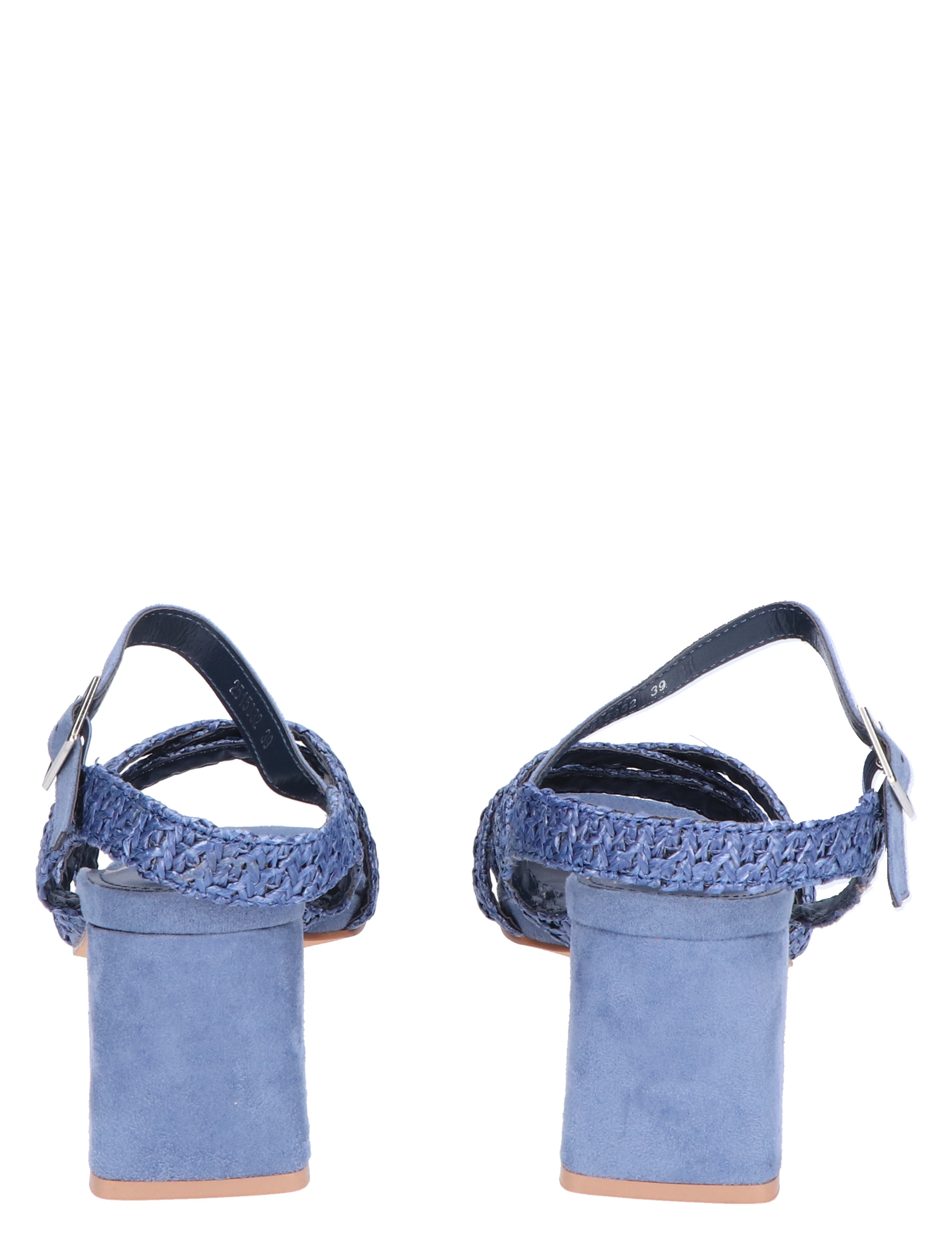 Lisa & Jo - Wayodi Blue Raffia - Dames - Sandalettes - 47577_33_6