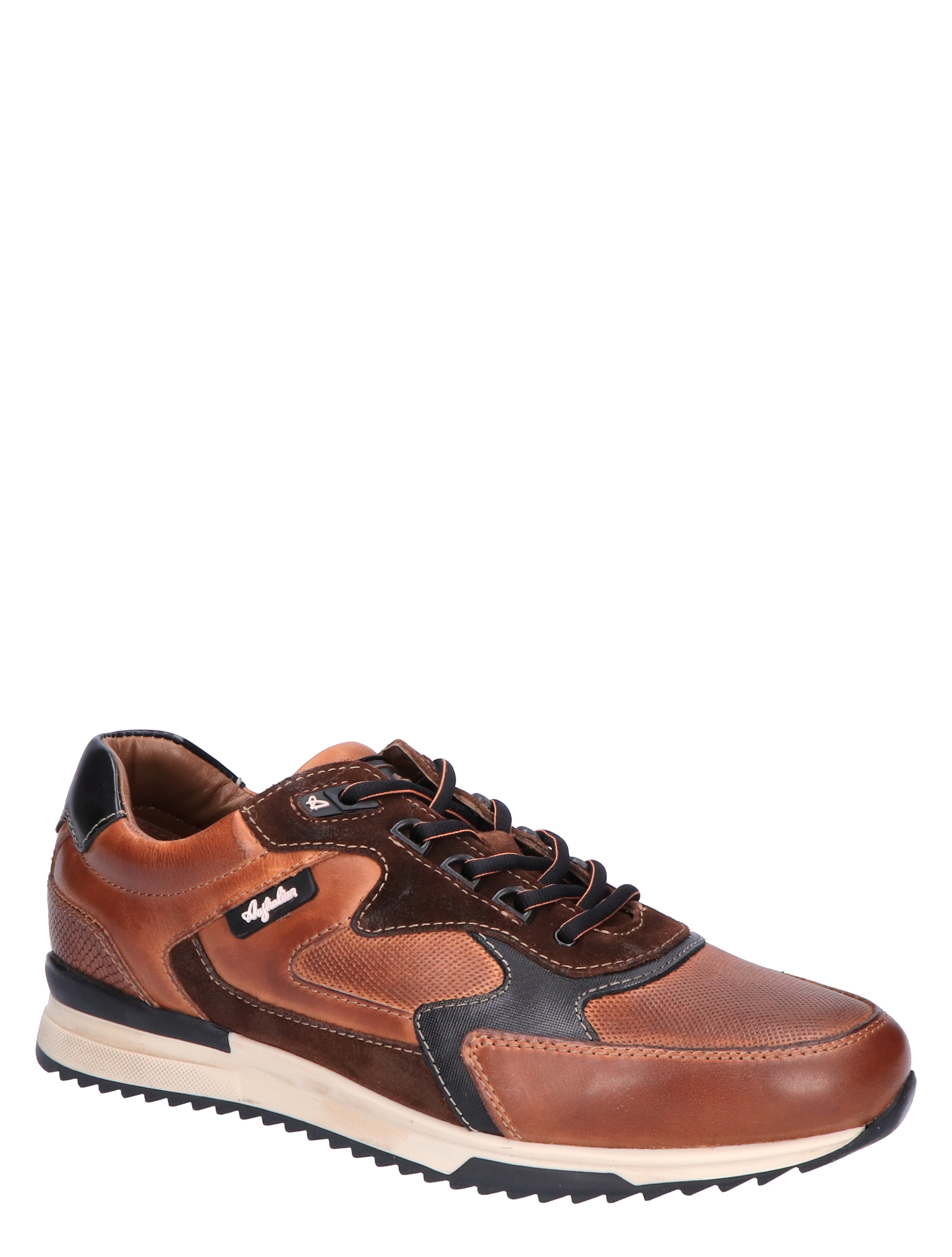 Australian - Bakersville Cognac Black G-Wijdte - Heren - Veterschoenen - Casual Veterschoenen - 45808_02_3