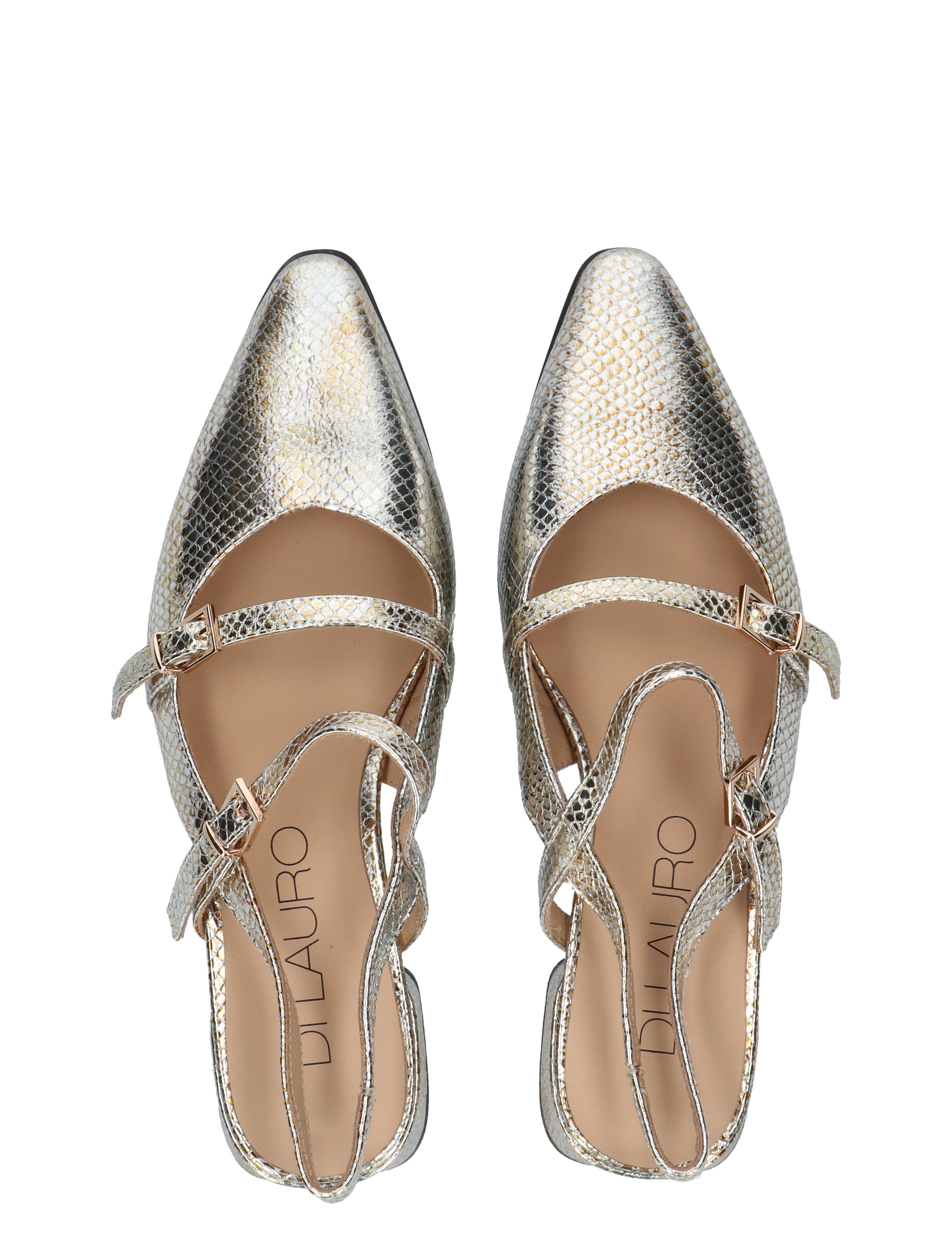 Di Lauro - Dalmazia Bronze Sheepskin - Dames - Pumps - 50278_53_7