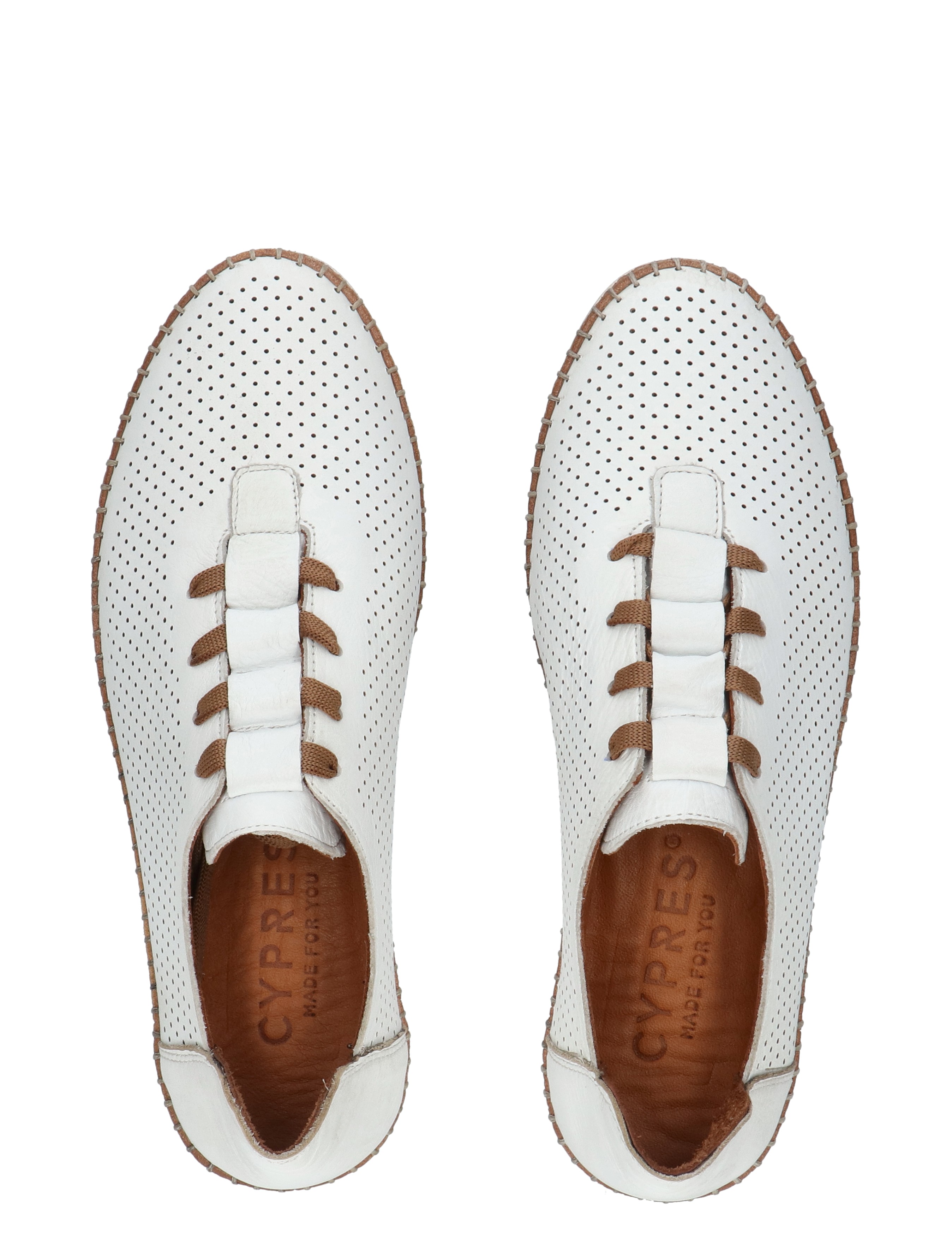 Cypres - Zen 2616180 R05TB04 White - Dames - Veterschoenen - Casual Veterschoenen - 50855_88_7