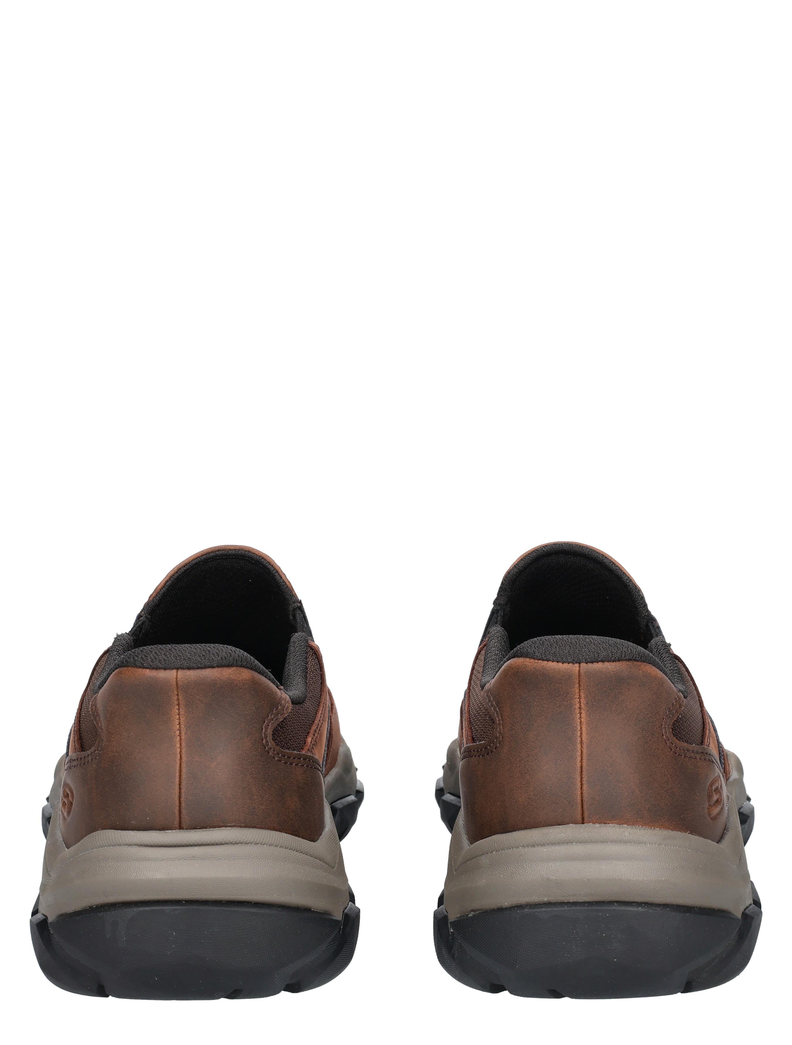 heren schoenen, bruine schoenen, leder, back heel, sneaker outsole