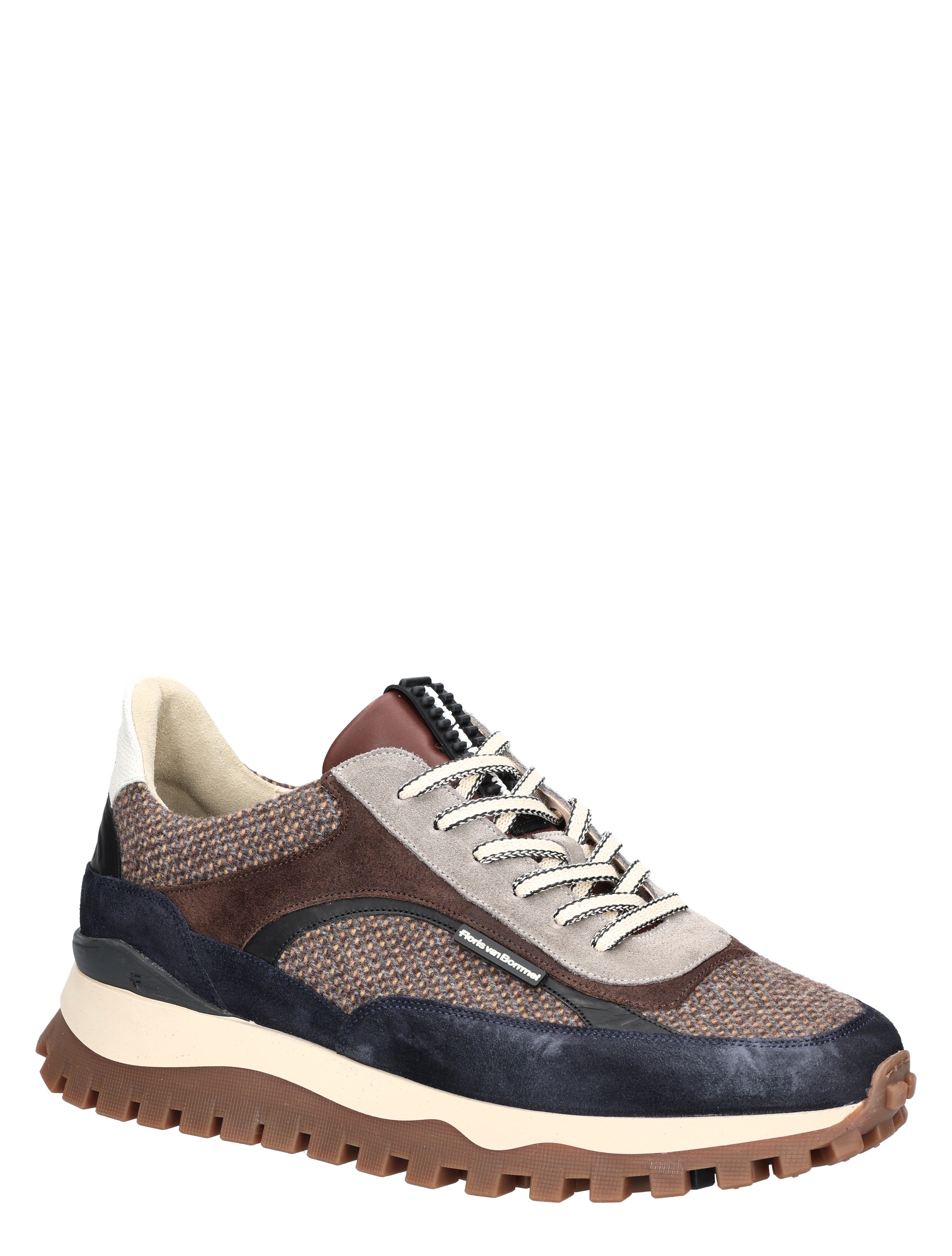 Floris van Bommel - De Grommer SFM-10156 20-01 Brown G+ Wijdte - Heren - Lage Sneakers - Sneakers - 49316_32_3