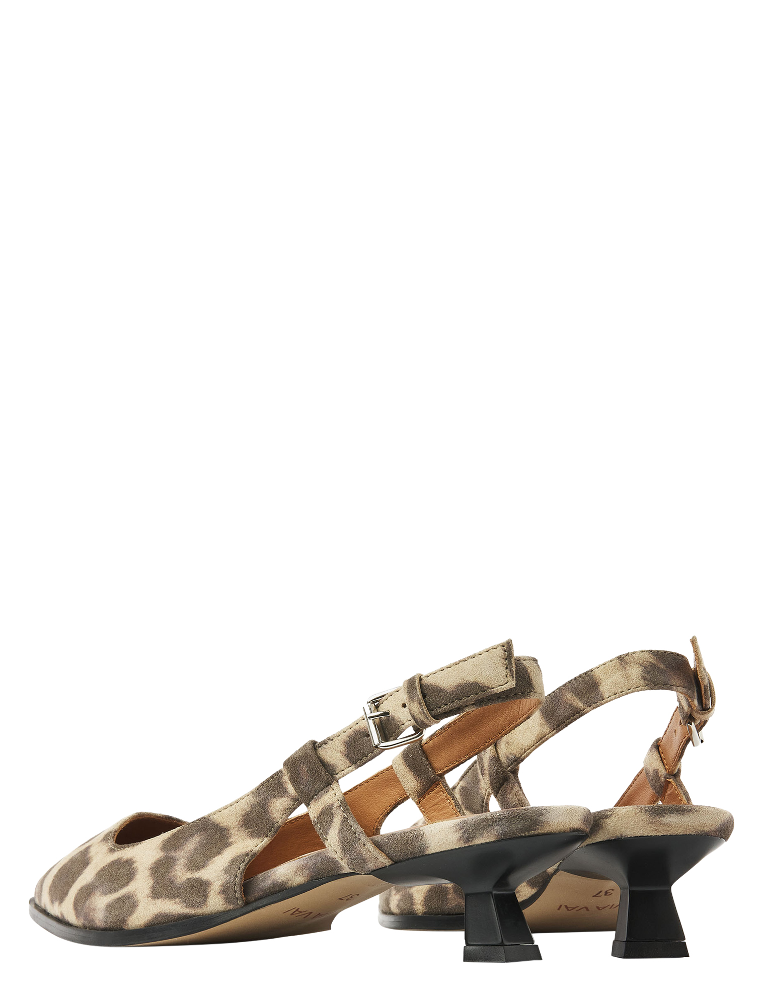 VIA VAI - 62396 Lea Elina 02-315 Giaguaro Brown - Dames - Slingbacks - 51364_72_3