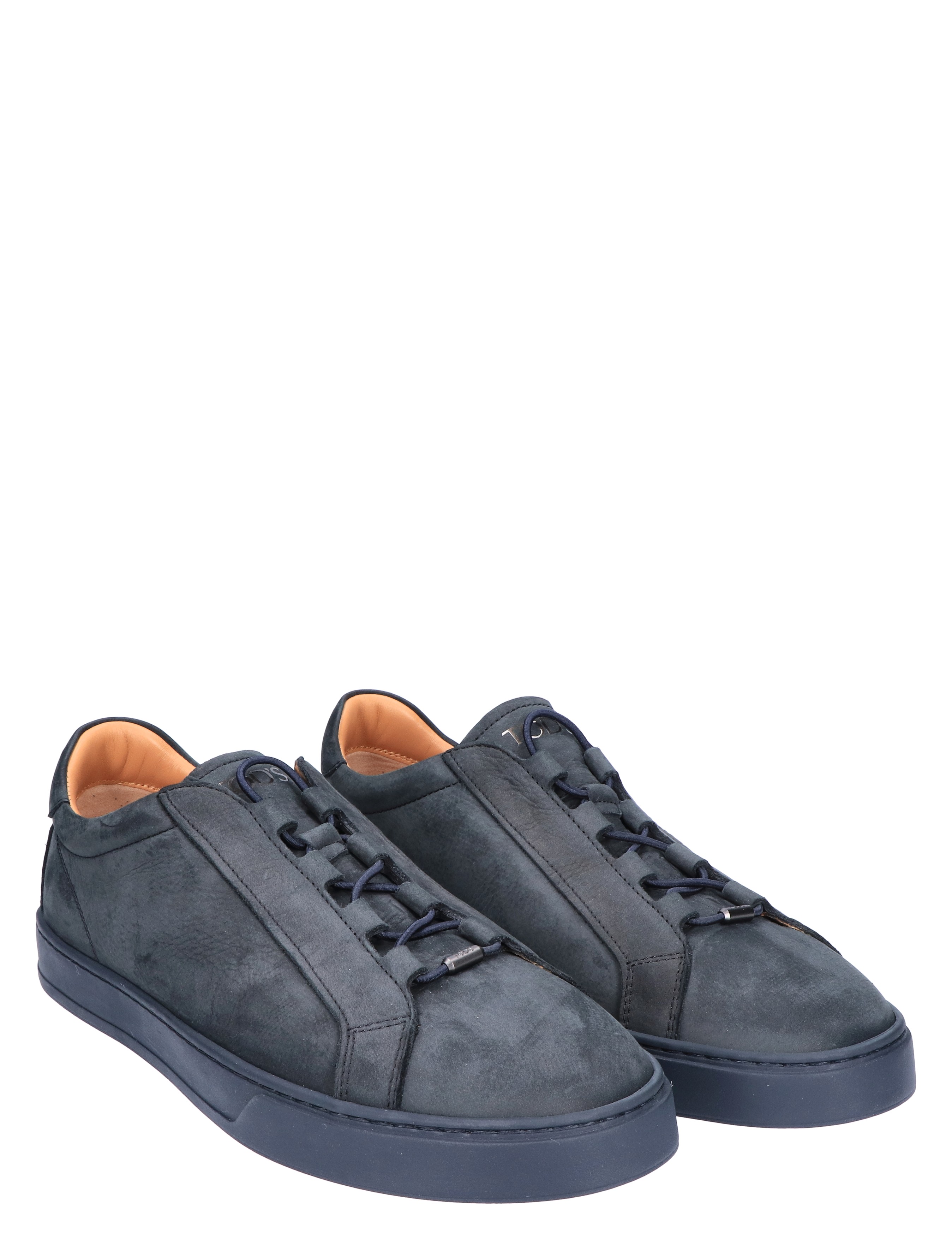 Tods - Sneakers in Nubuck U810 Blue - Heren - Lage Sneakers - Sneakers - 46630_33_5