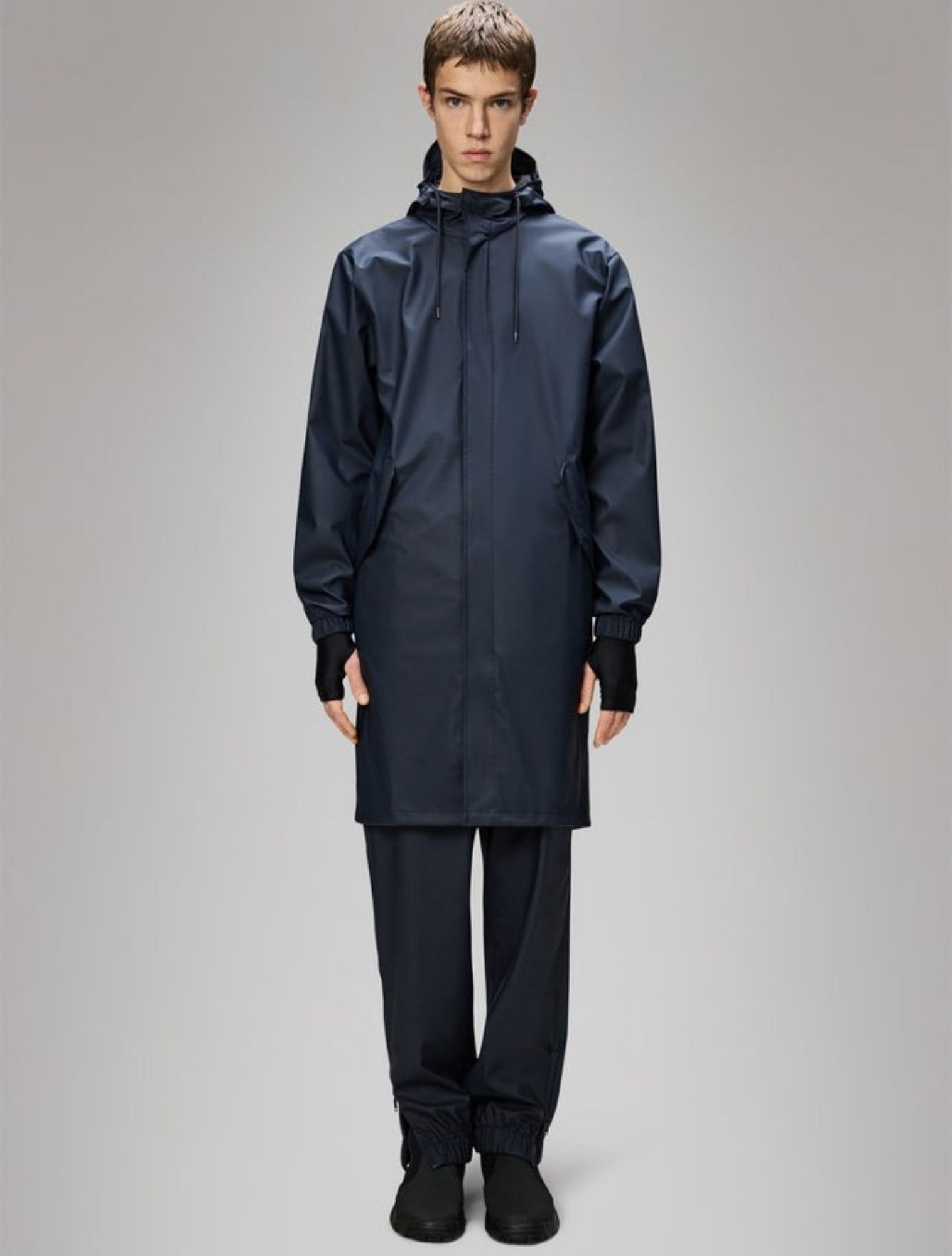 Rains - Fishtail Parka W3 Navy - Heren - Jassen & Jacks - 48329_33_2