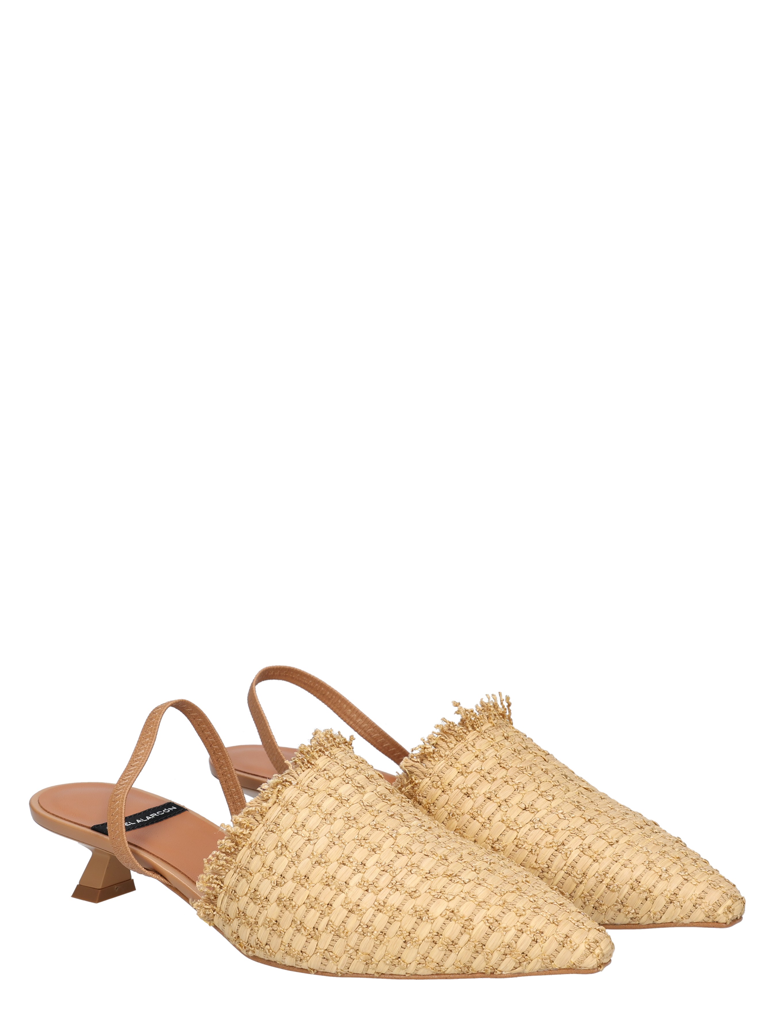 Angel Alarcon - 25009-530B Rafia Beige - Dames - Ballerinas - 47947_77_5
