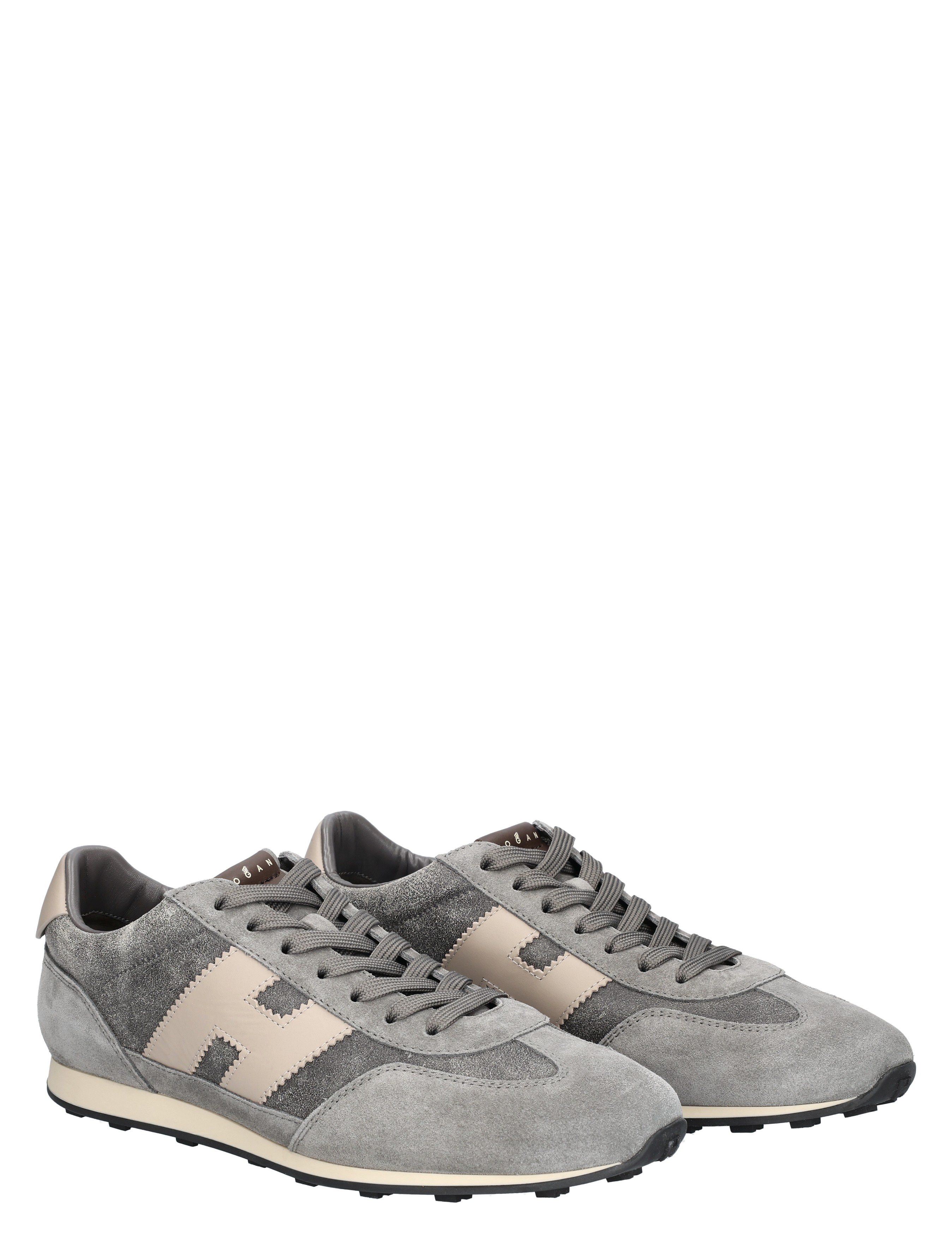 sneakers, grijs, suede, luxe sport, merkloze label