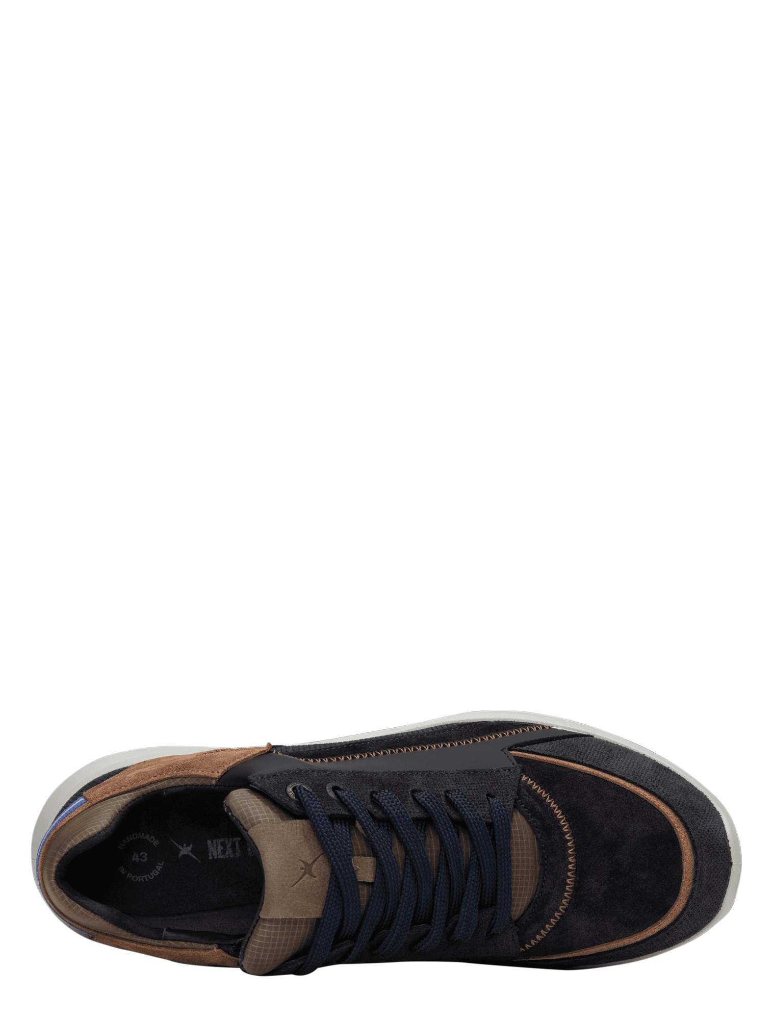 Xsensible - 34201.2 220 Navy H-Wijdte - Heren - Veterschoenen - Casual Veterschoenen - 50504_33_4