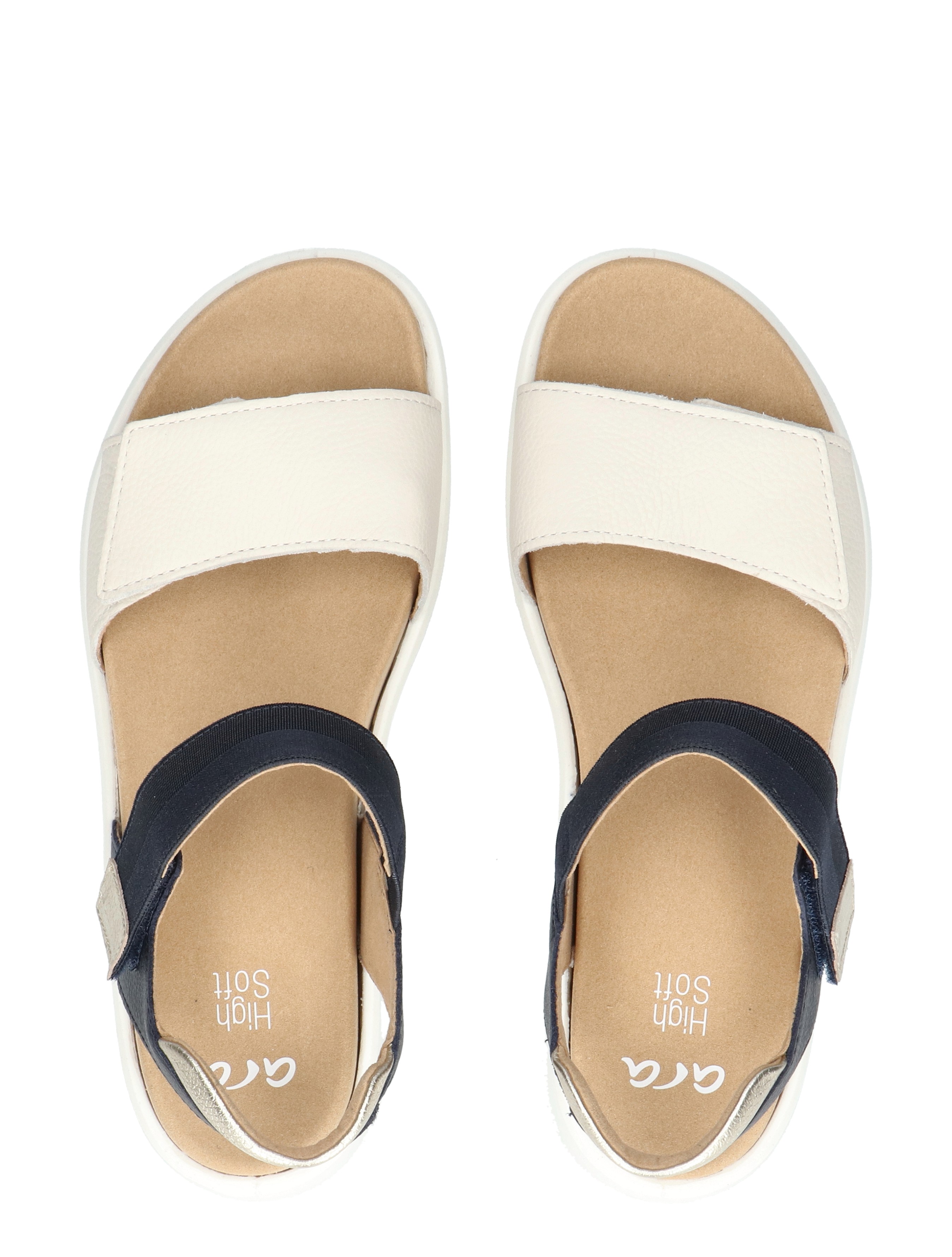 Ara - 12-21406-09 09 Cream Blue Platin - Dames - Sandalen - 50429_37_8