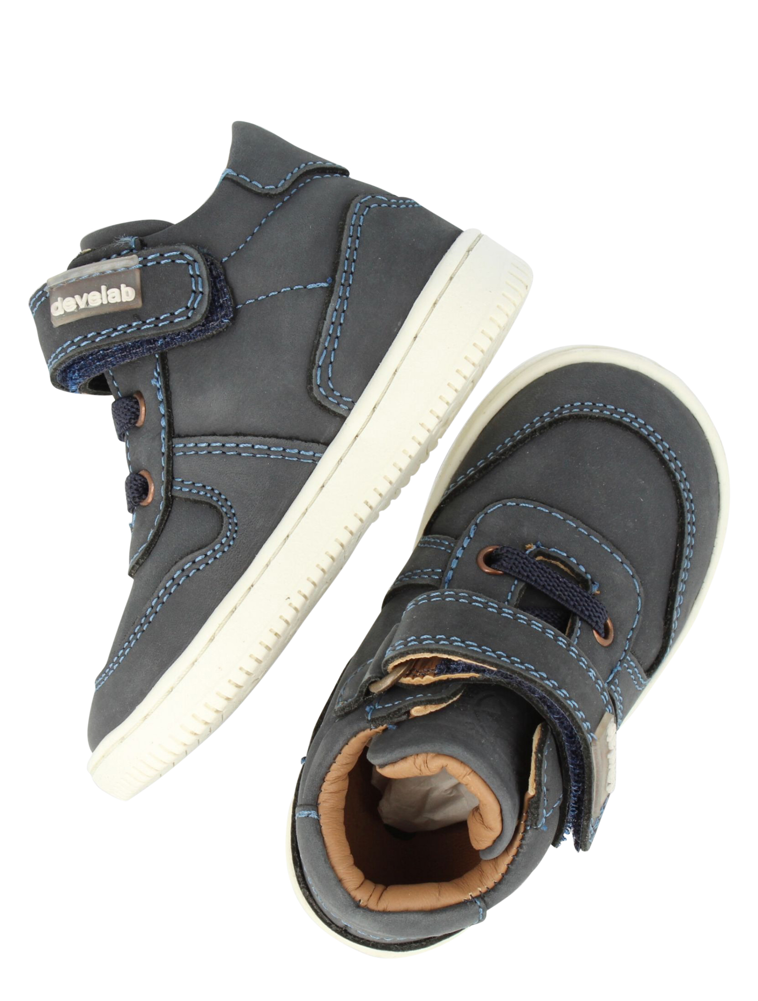 Develab - 44386 634 Navy Nubuck - Jongens - Babyshoenen - 48976_33_4