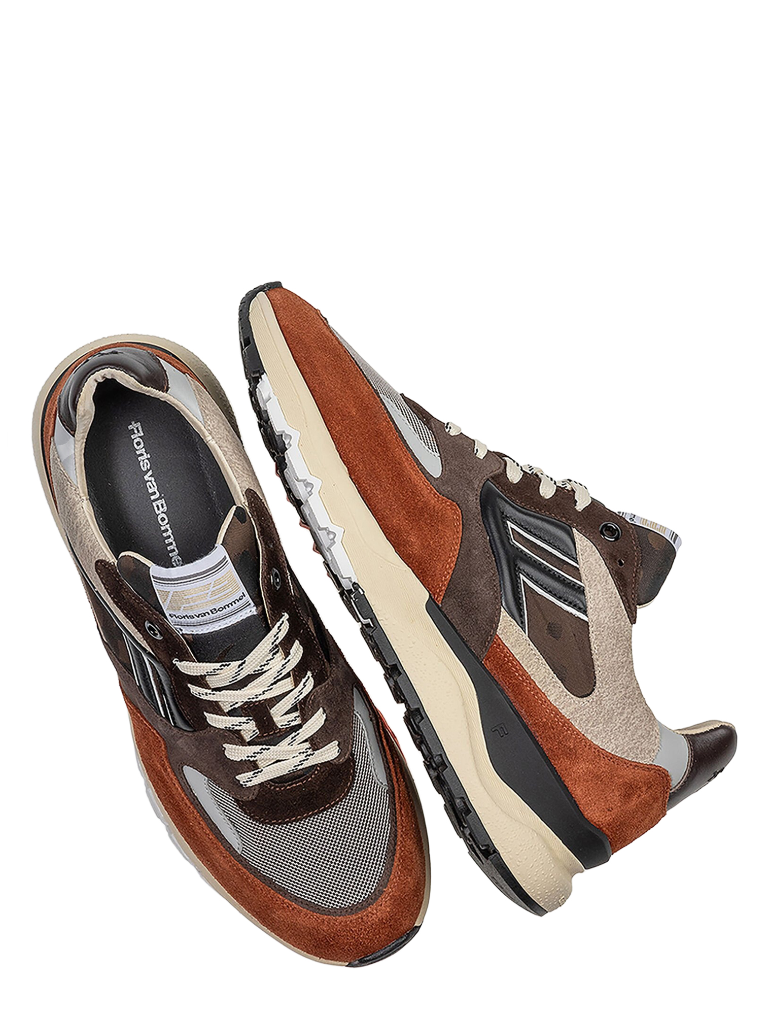 Floris van Bommel - De Treener SFM-10154 86-02 Orange G+ Wijdte - Heren - Lage Sneakers - Sneakers - 50116_28_3