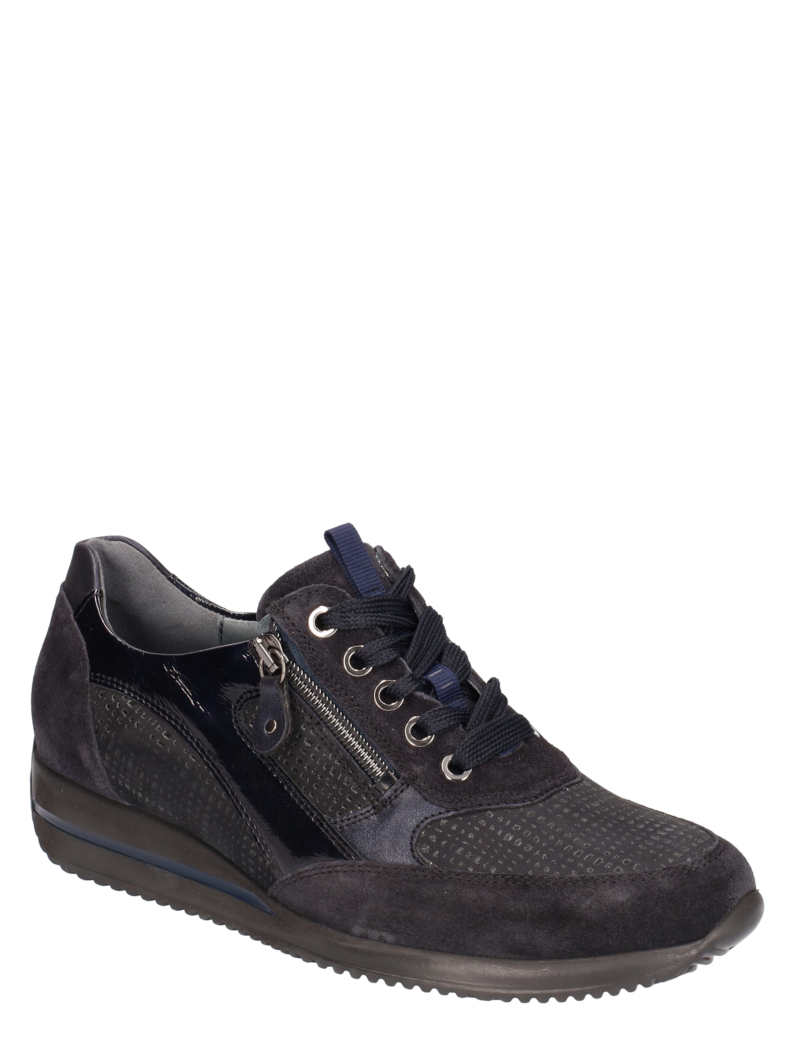 Waldlaufer - 980008 Blue H-Wijdte - Dames - Veterschoenen - Casual Veterschoenen - 42601_33_3