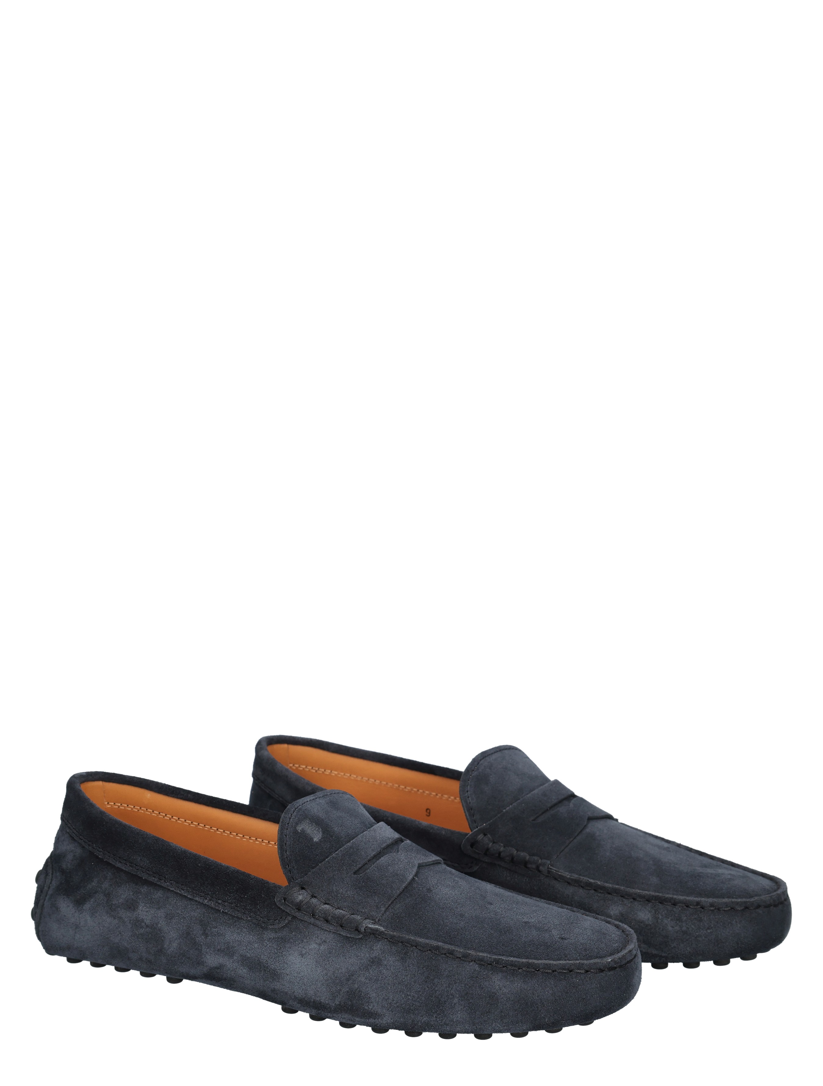 Tods - Gommino in Suede U805 Blue - Heren - Loafers - 49664_33_5