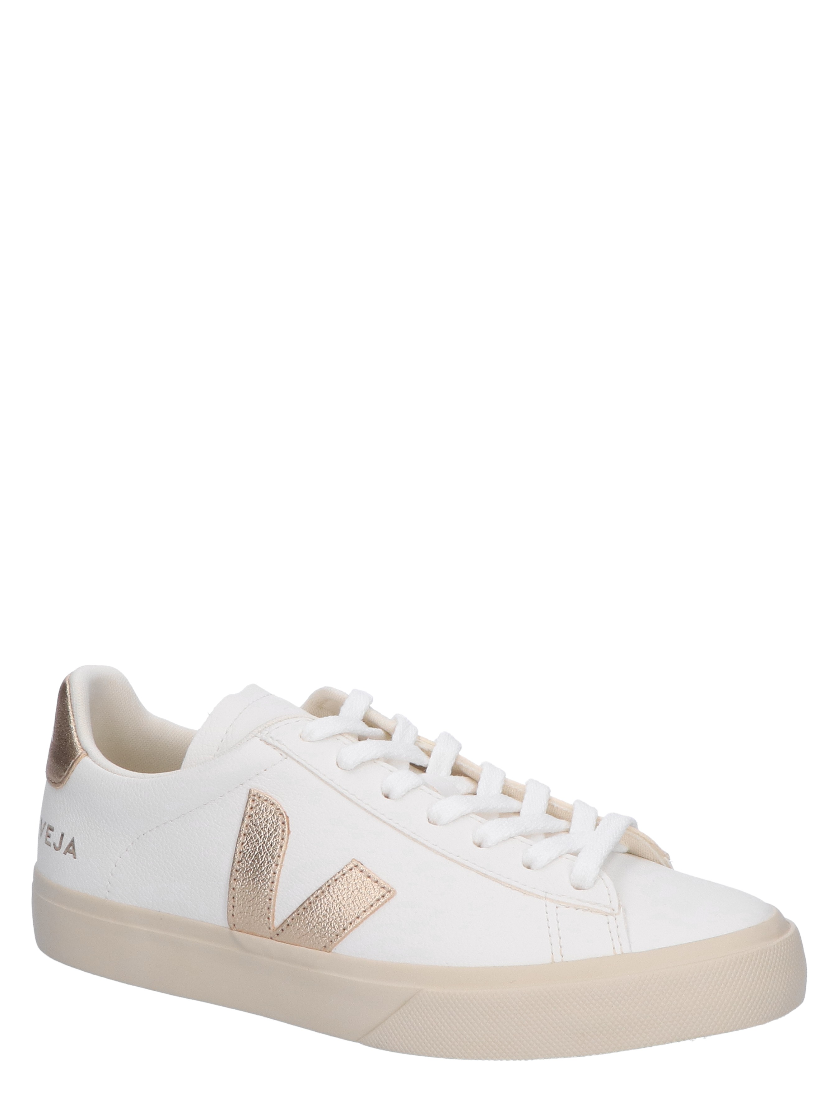 Campo Women Leather White Gold