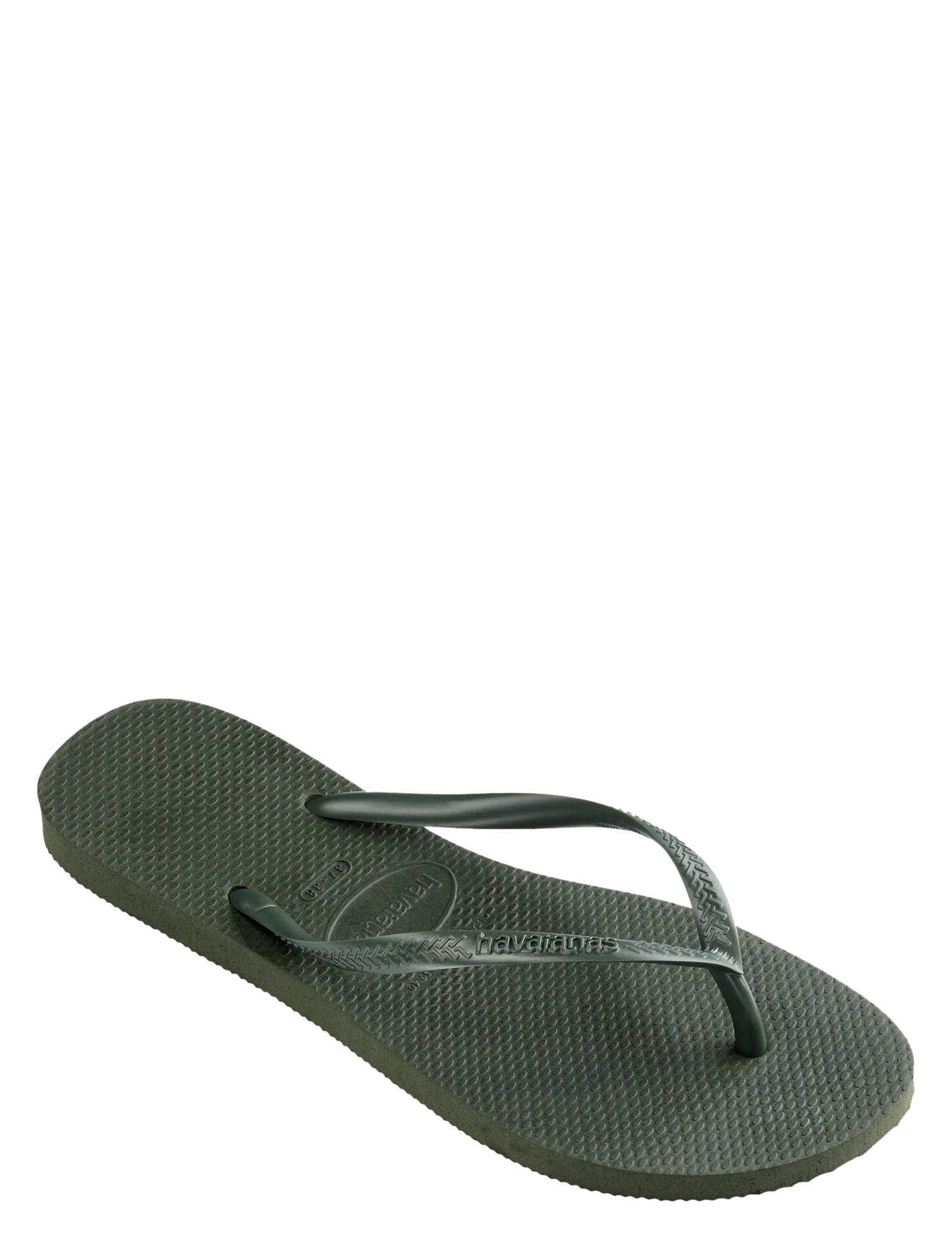 Havaianas - Slim Green Olive - Dames - Slippers - 44091_66_3