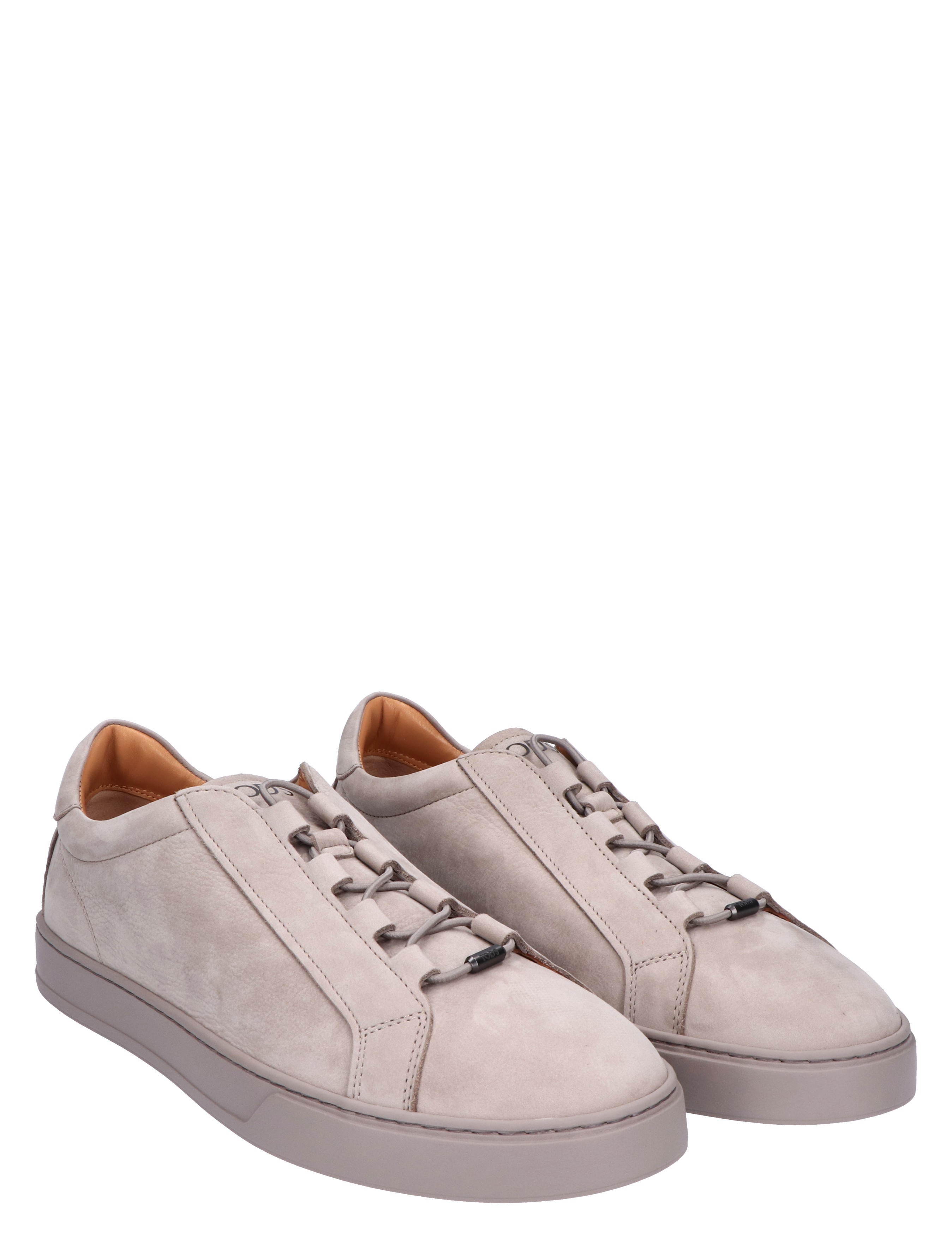 Tods - Sneakers in Nubuck C416 Beige - Heren - Lage Sneakers - Sneakers - 46630_77_5