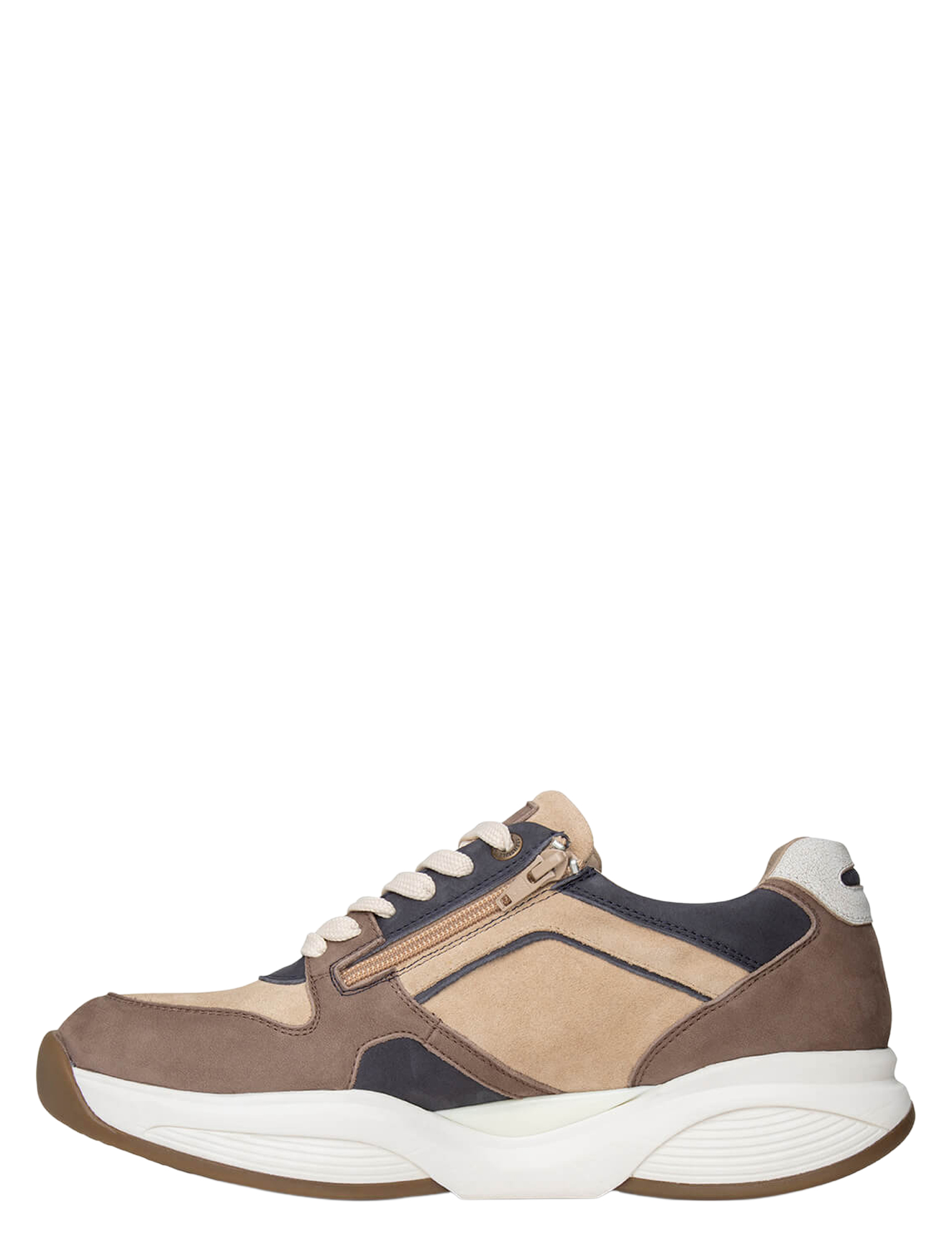 Xsensible - 32502.2  Dark Taupe Combi H-Wijdte - Heren - Veterschoenen - Casual Veterschoenen - 51663_22_2