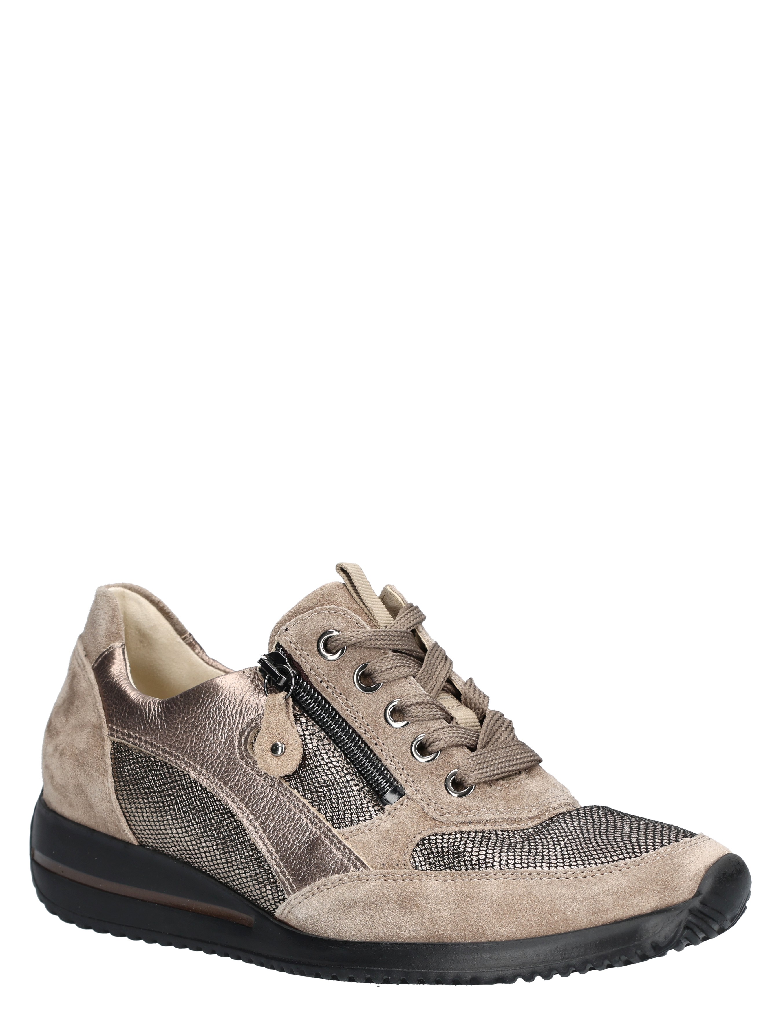 Waldlaufer - 980008 Beige H-Wijdte - Dames - Veterschoenen - Casual Veterschoenen - 48866_77_3
