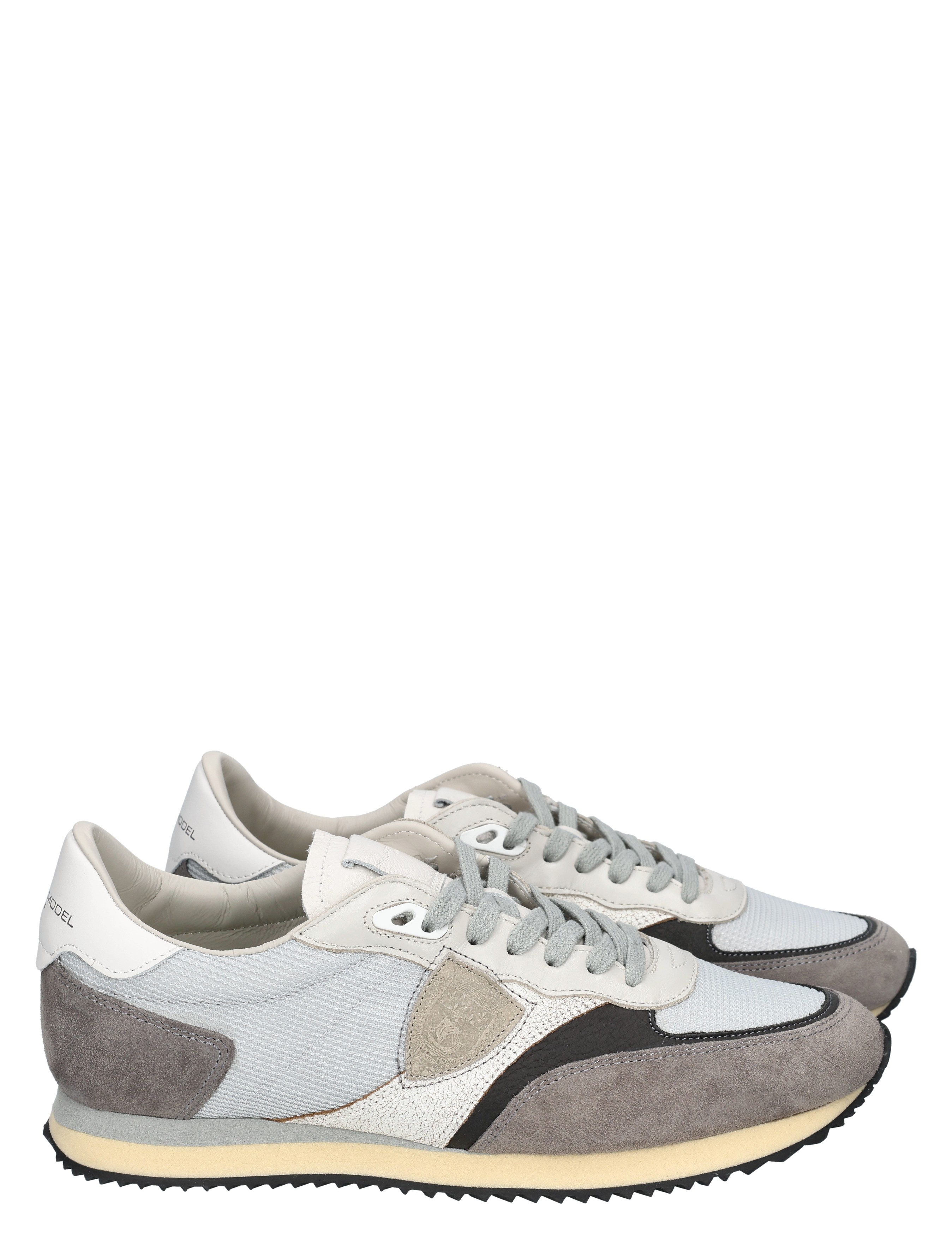 Philippe Model - BVLU Blville Low Man W003 Mondial Gris - Heren - Lage Sneakers - Sneakers - 49967_99_5