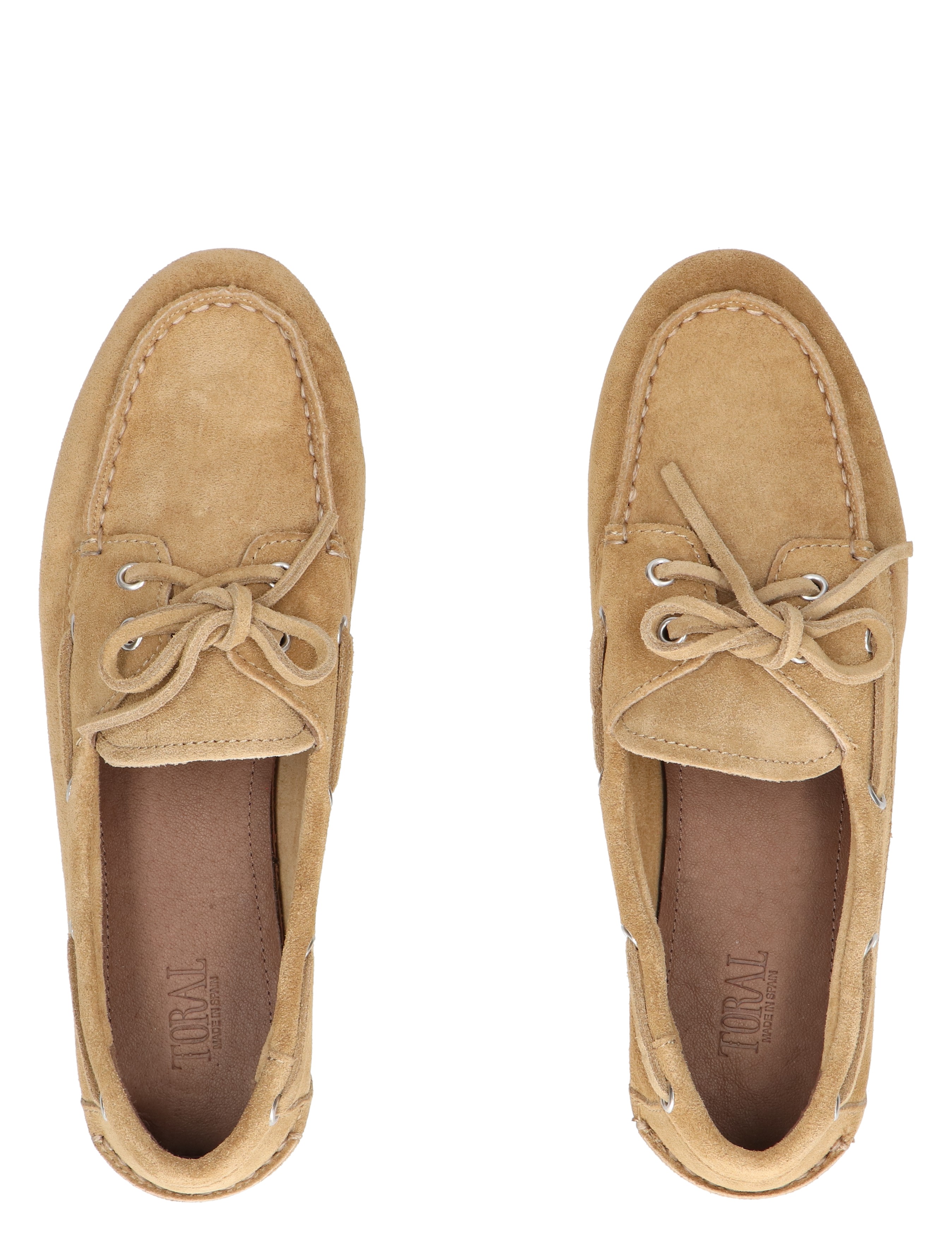 Toral Shoes - Nahua Suede Basket Brown - Dames - Loafers - 49649_22_8