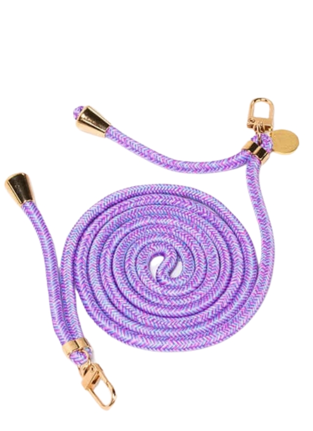 Multi Colorful Phone Cord Multi Purple