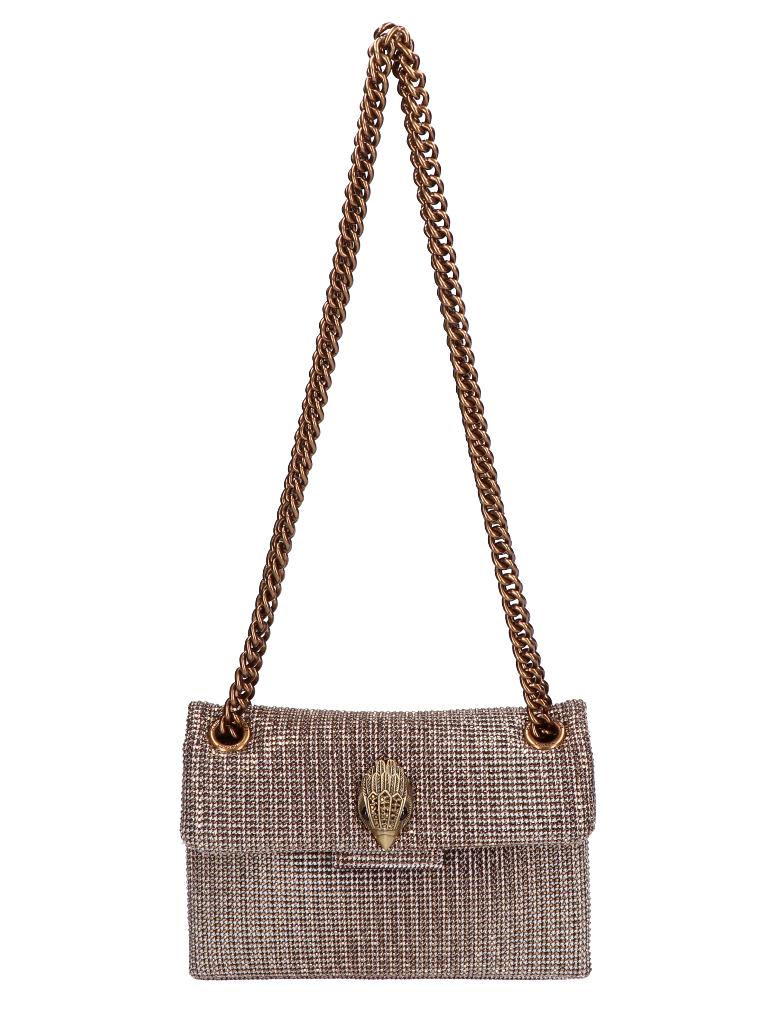 Kurt Geiger - Kensington Fabric Mini Bag Beige - Dames - Schoudertassen - 42464_53_1