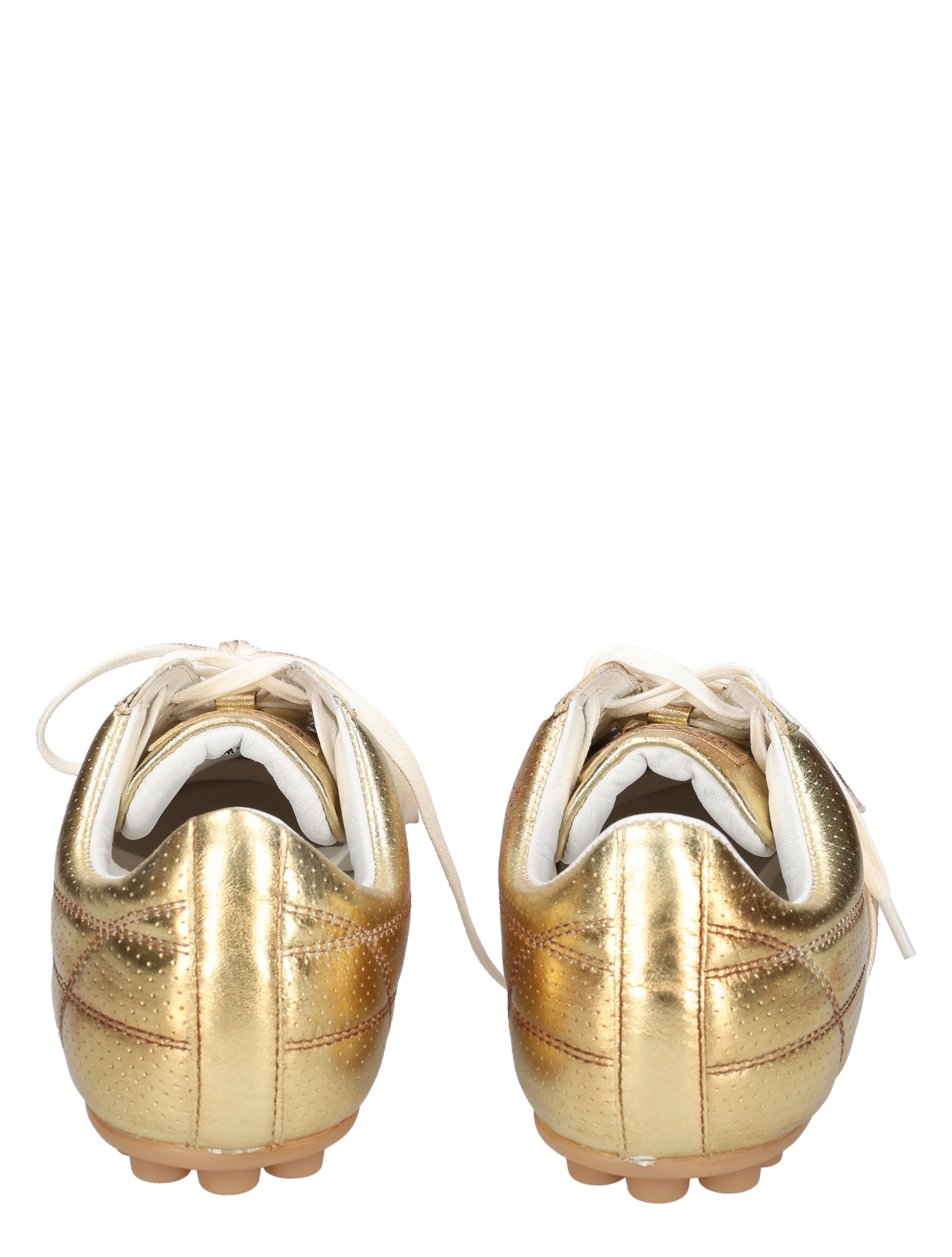 goud, soccerschoenen, metallisch, studs achterzijde, kinderen