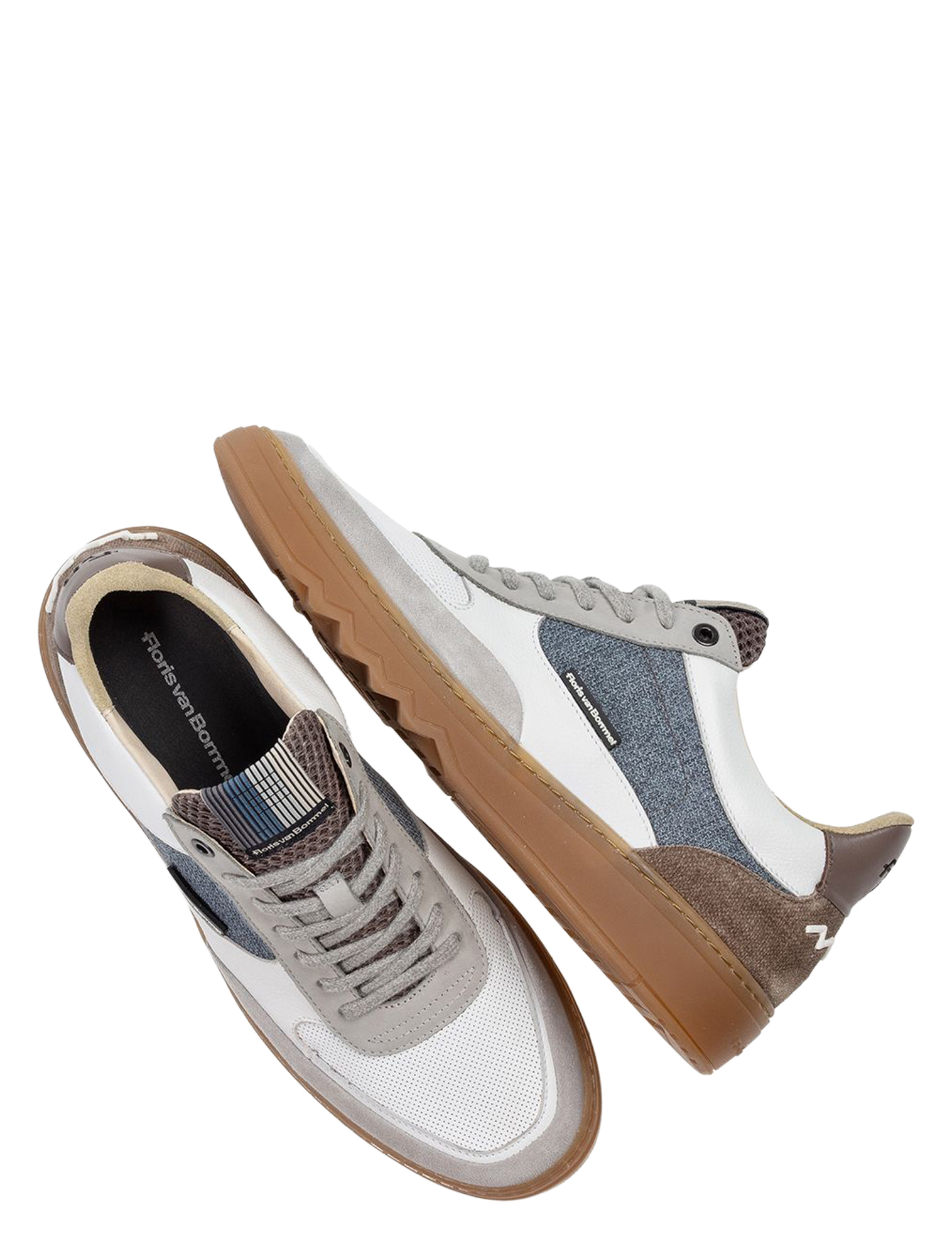 Floris van Bommel - De Kupster 10143 32-02 Light Grey G+Wijdte - Heren - Lage Sneakers - Sneakers - 51412_99_3