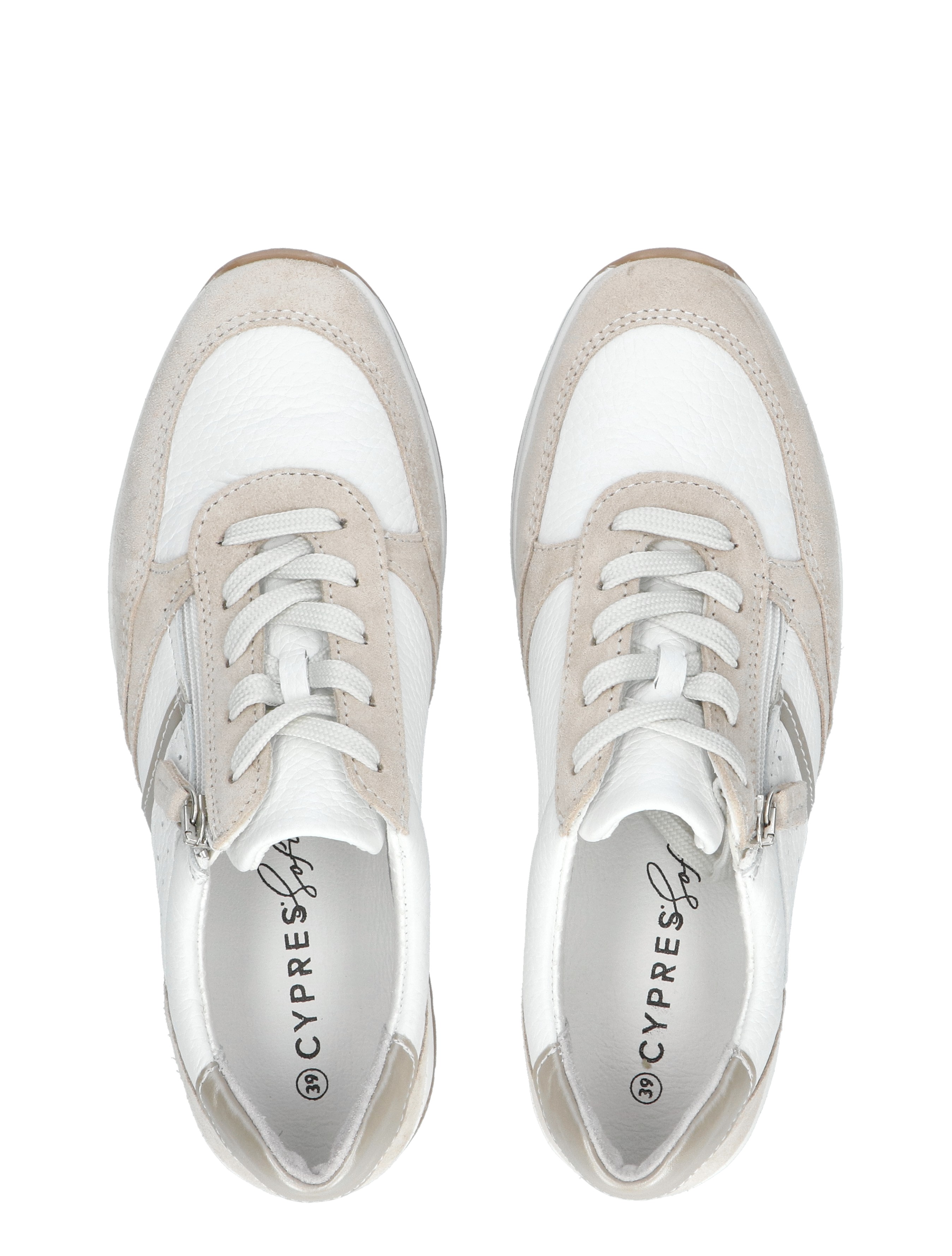 Cypres Soft - Talita Cream White - Dames - Veterschoenen - Casual Veterschoenen - 47692_87_7