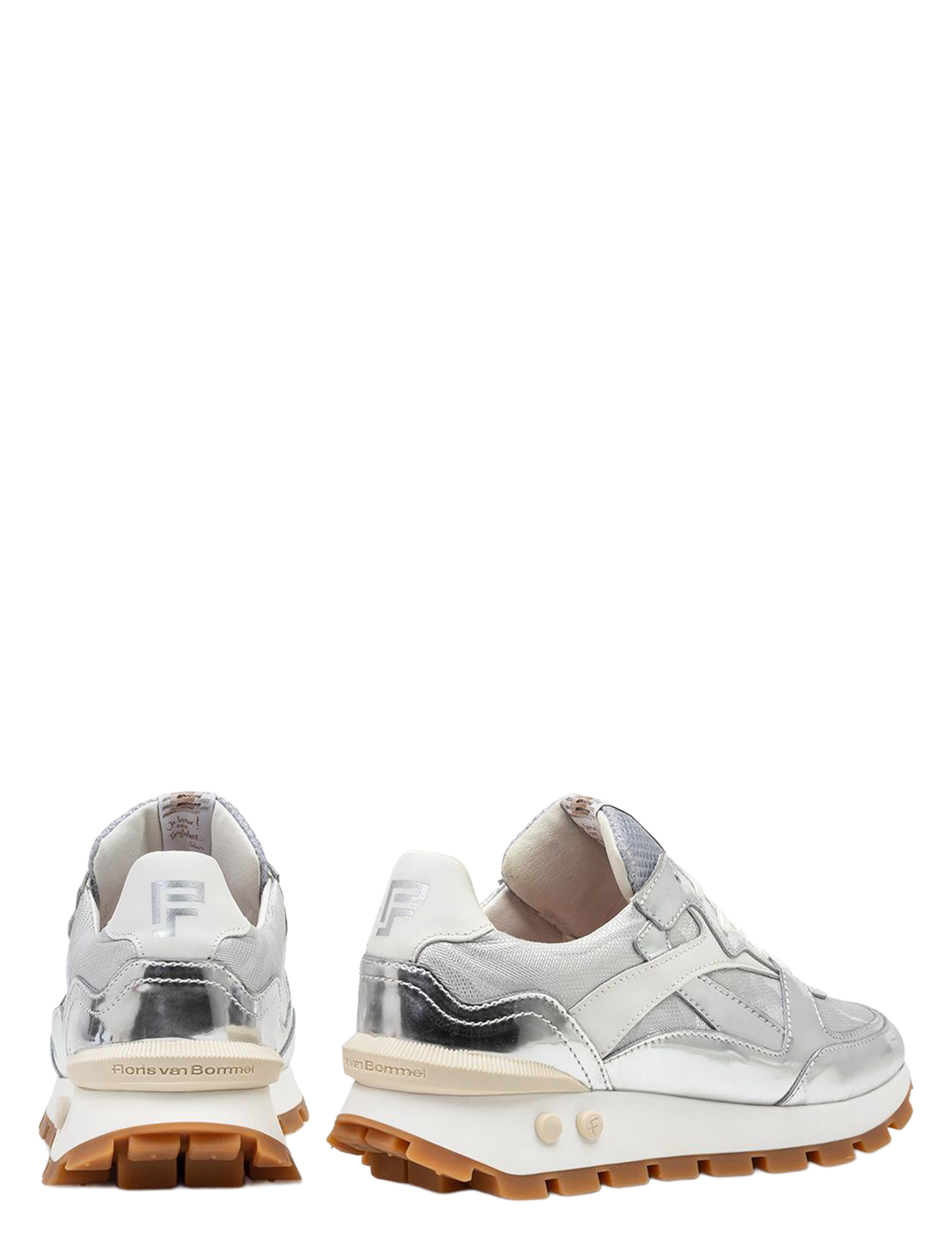 Floris van Bommel - Blokki 10157 07.02 Silver - Sneakers - Dames - Lage Sneakers - 51485_54_4