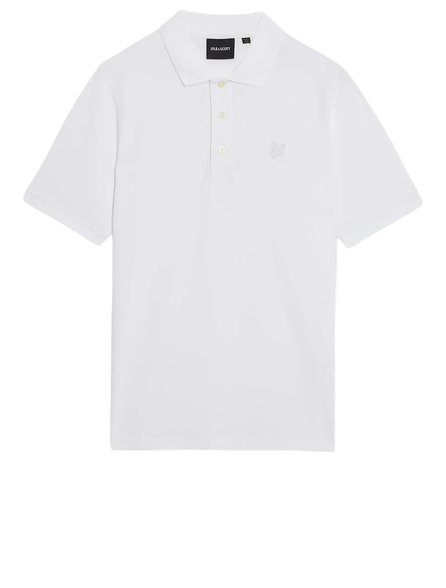 Lyle and Scott - Superfine Polo Shirt White - Heren - T-Shirts & Polos - 49955_88_1