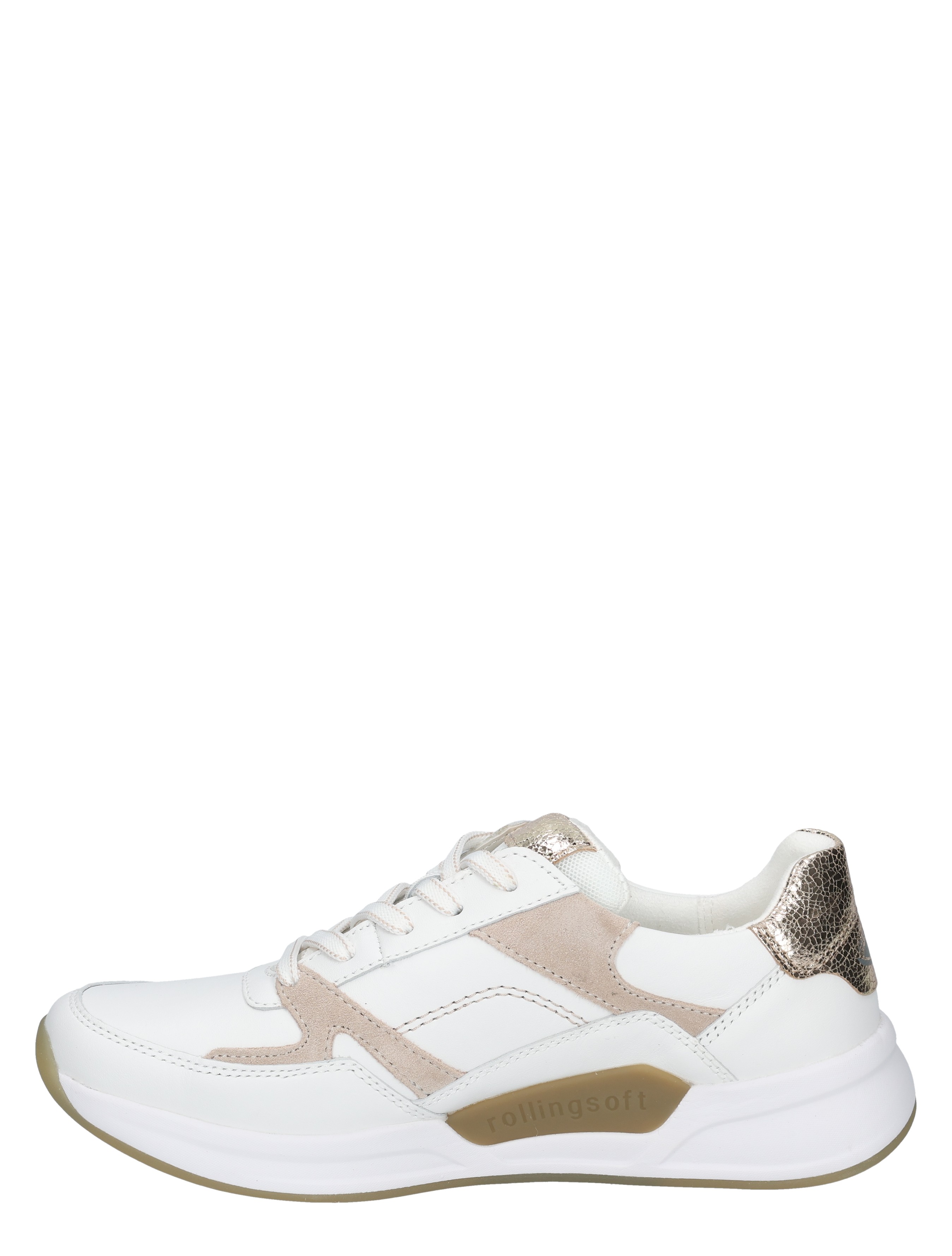Gabor Rollingsoft - 86.958.52 52 weiss/oasi/platino - Dames - Veterschoenen - Casual Veterschoenen - 49993_88_2