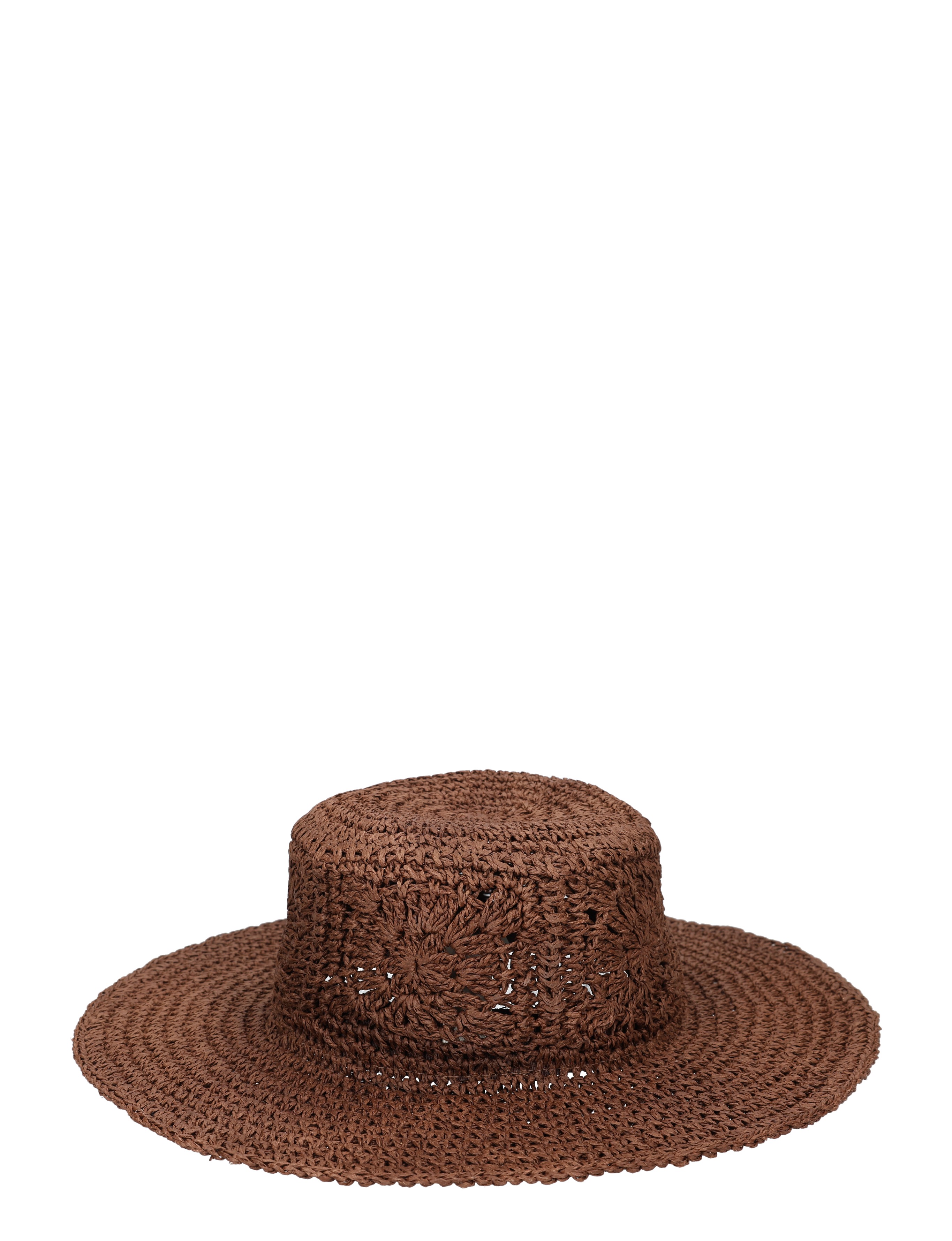 strohoed, houten, bruine, hoed, zonnehoed