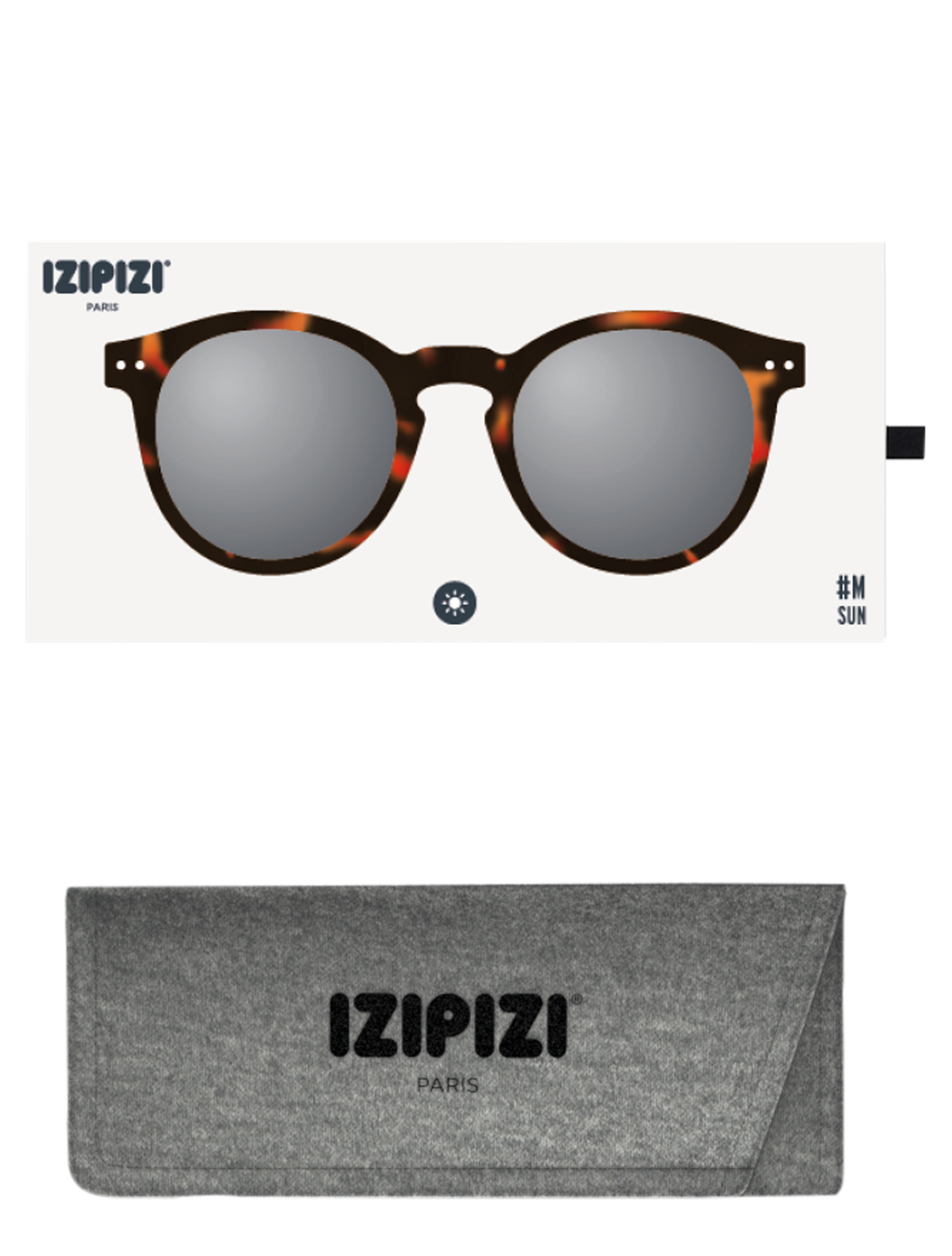 IZIPIZI - Sun #M Light Tortoise - Dames - Overige Accessoires - 46384_02_4