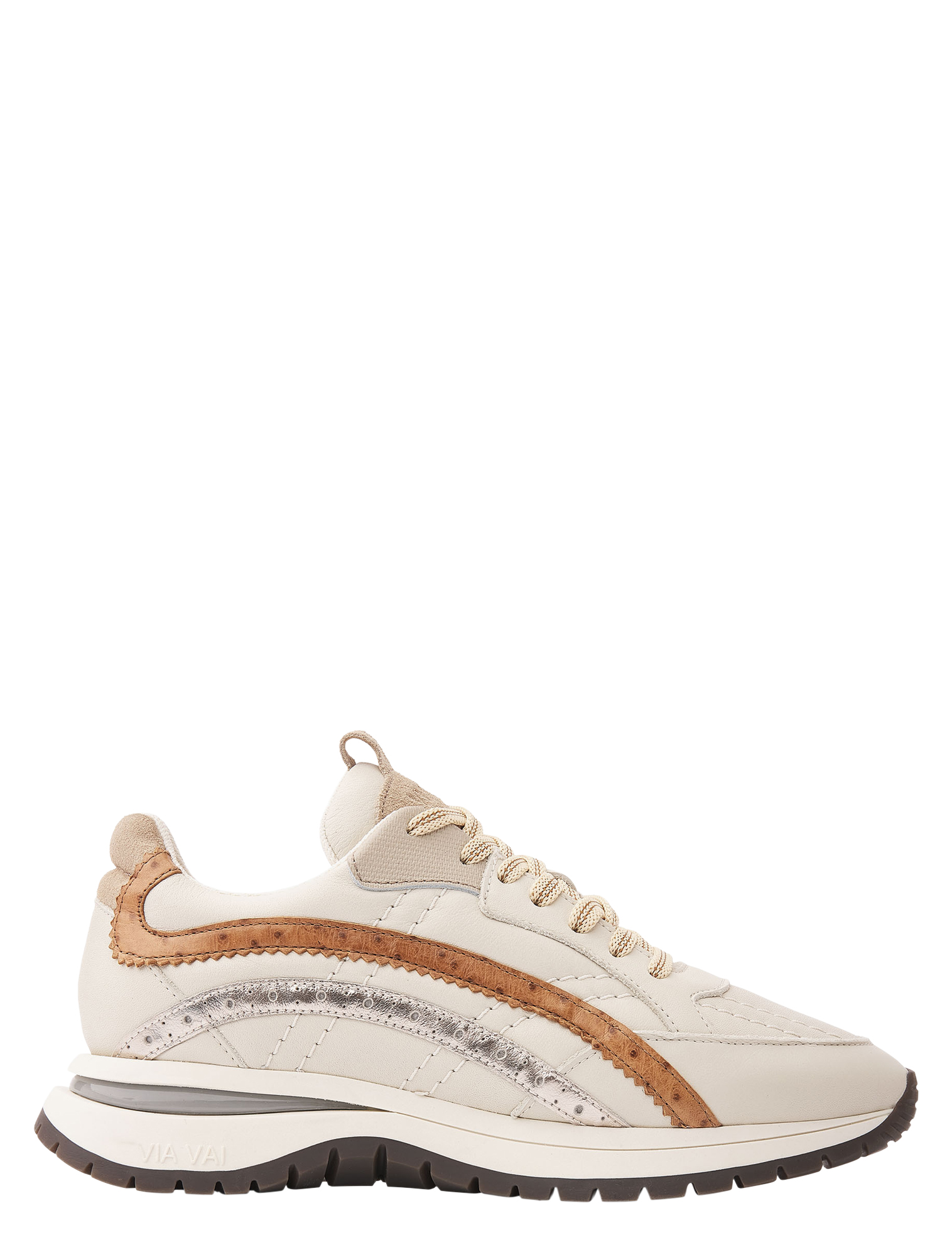 VIA VAI - 62478 Usher Lott Beige - Dames - Sneakers - Lage Sneakers - 52896_77_1