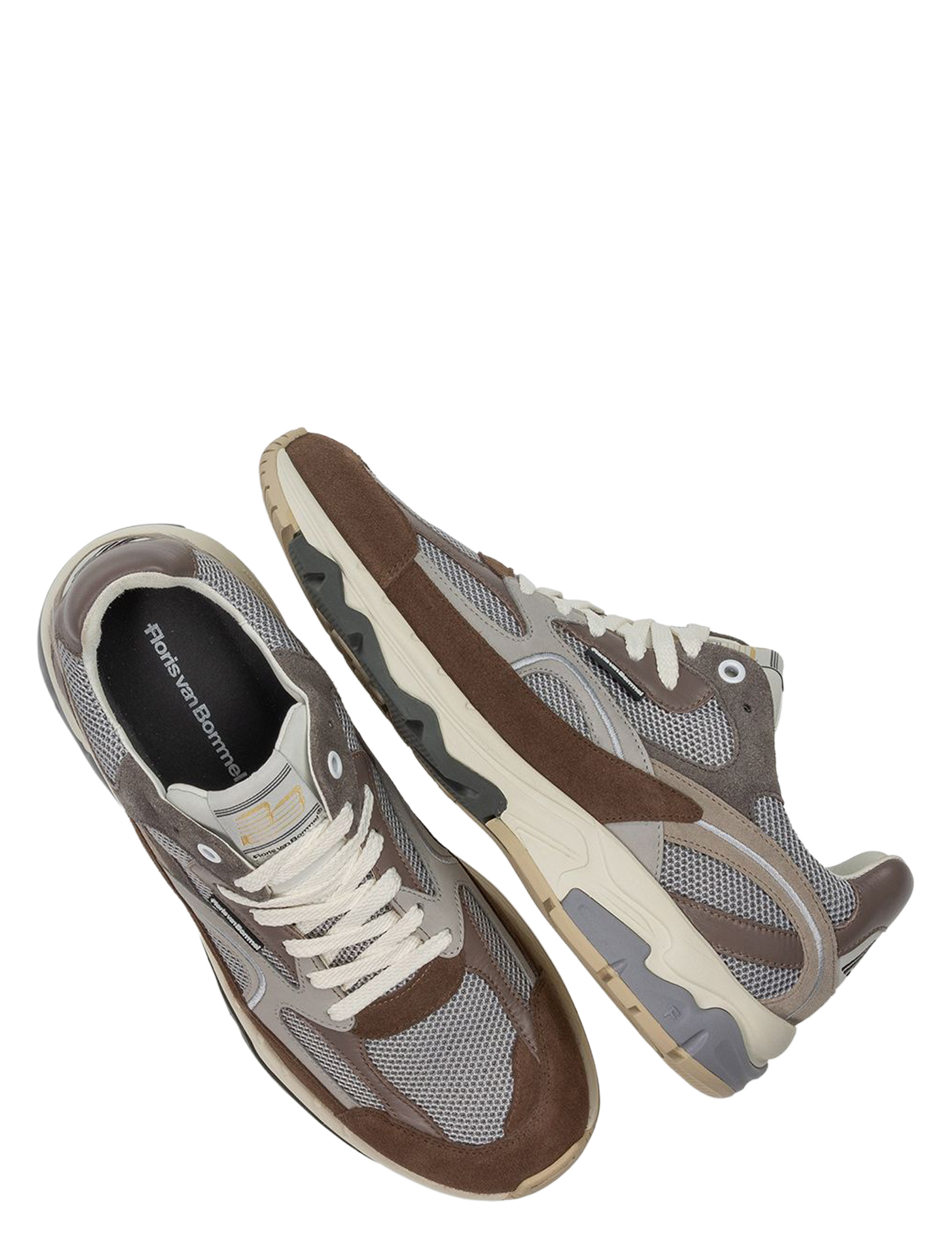 Floris van Bommel - De Rezer 10258 01.18 Brown G+Wijdte - Heren - Lage Sneakers - Sneakers - 51445_22_3